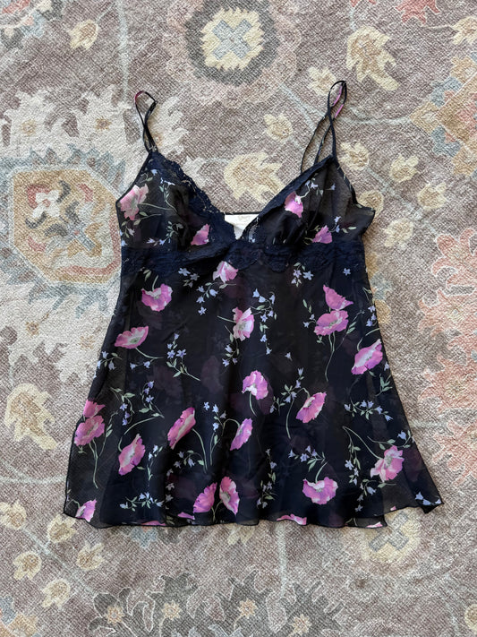 Sheer Slip Tank/Mini Dress - L