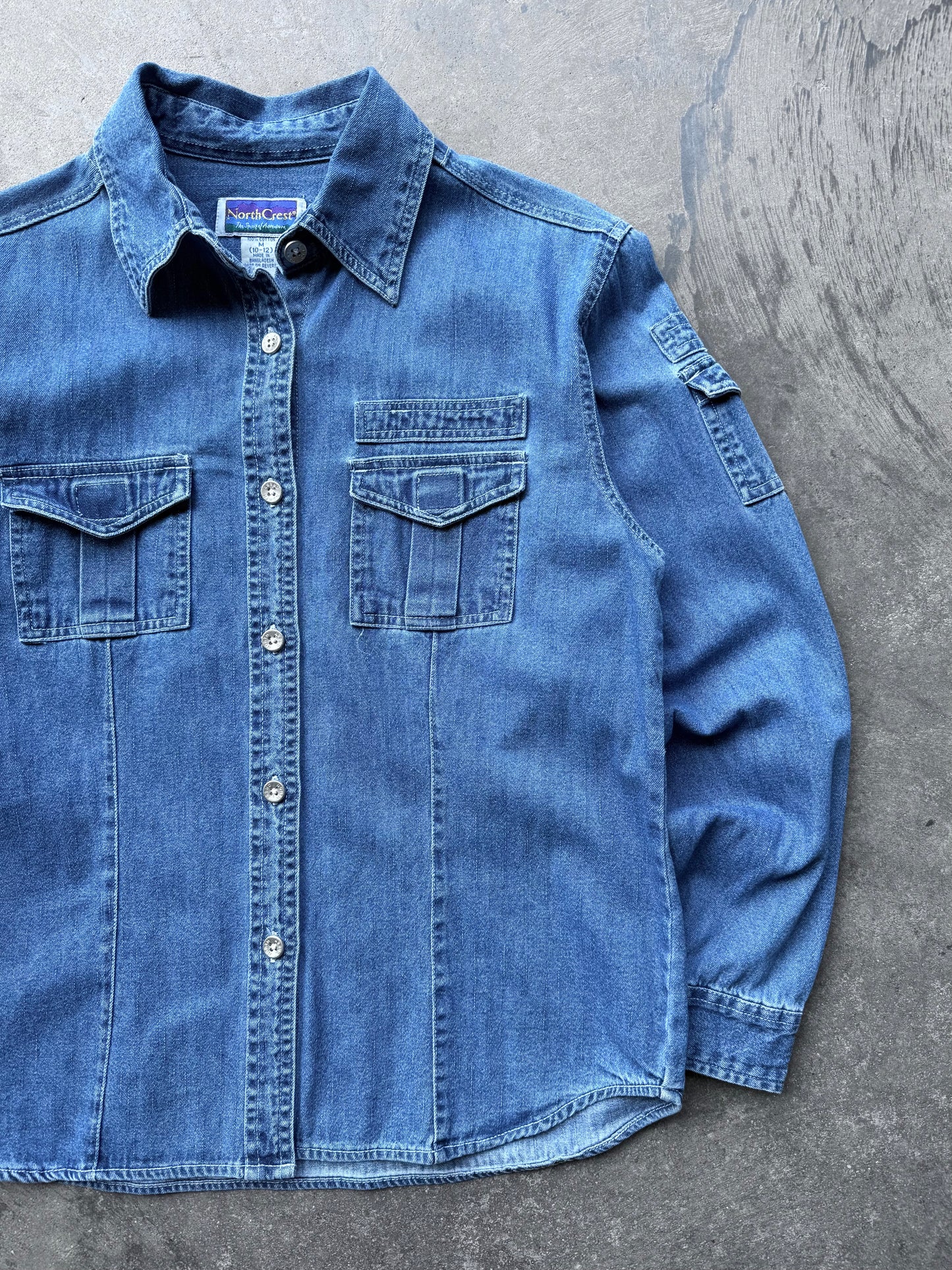 Denim Button Down - M