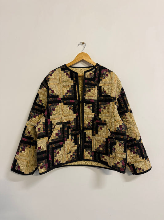 Quilt Tie Jacket - L