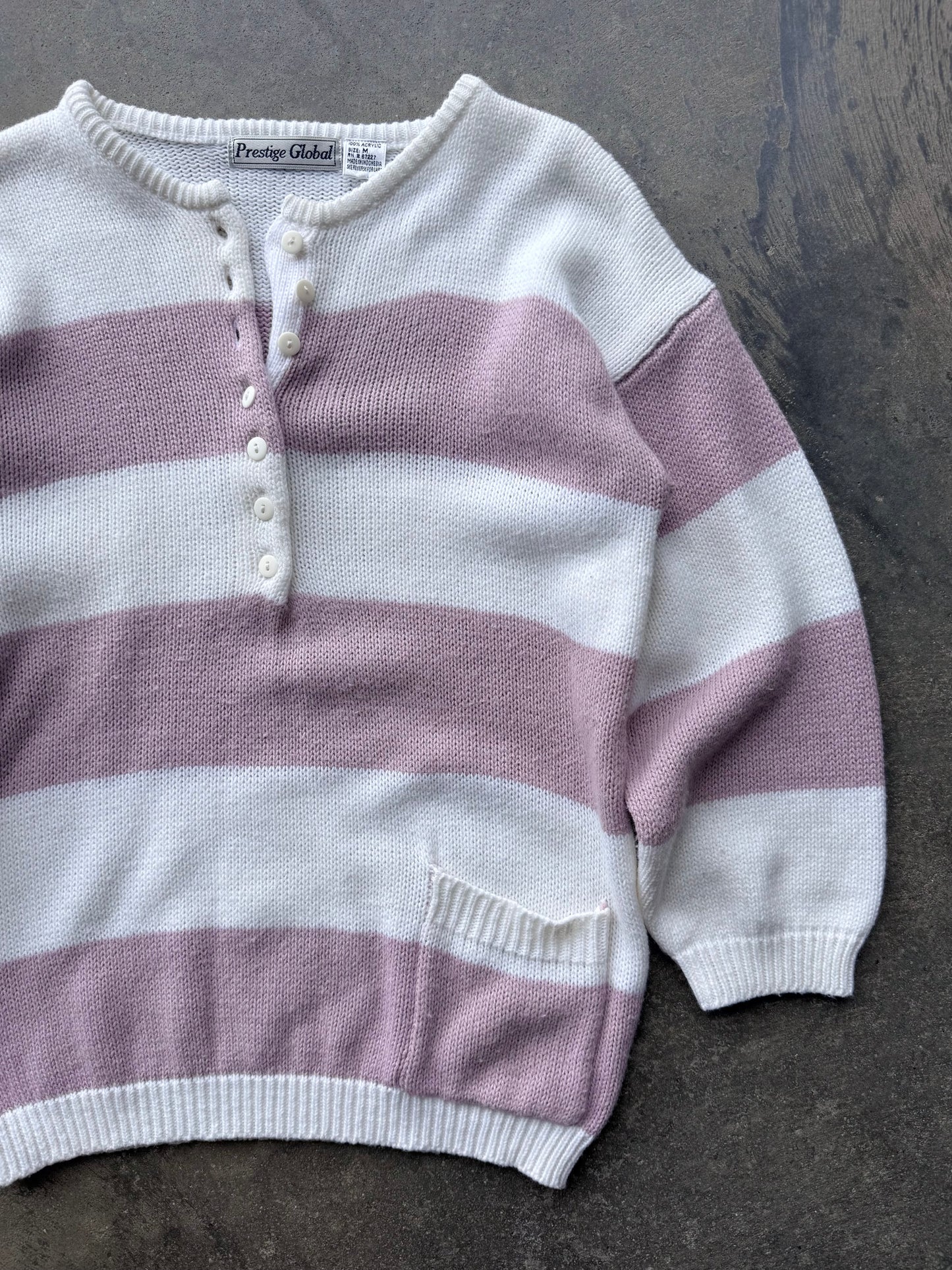 Striped Sweater - M