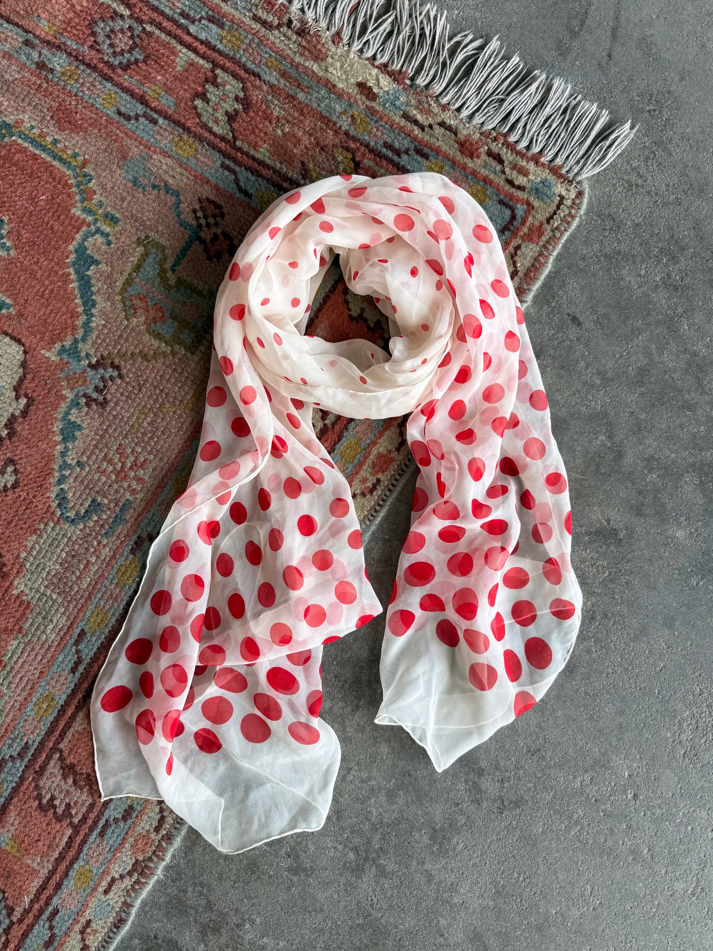 Polka Dot Scarf