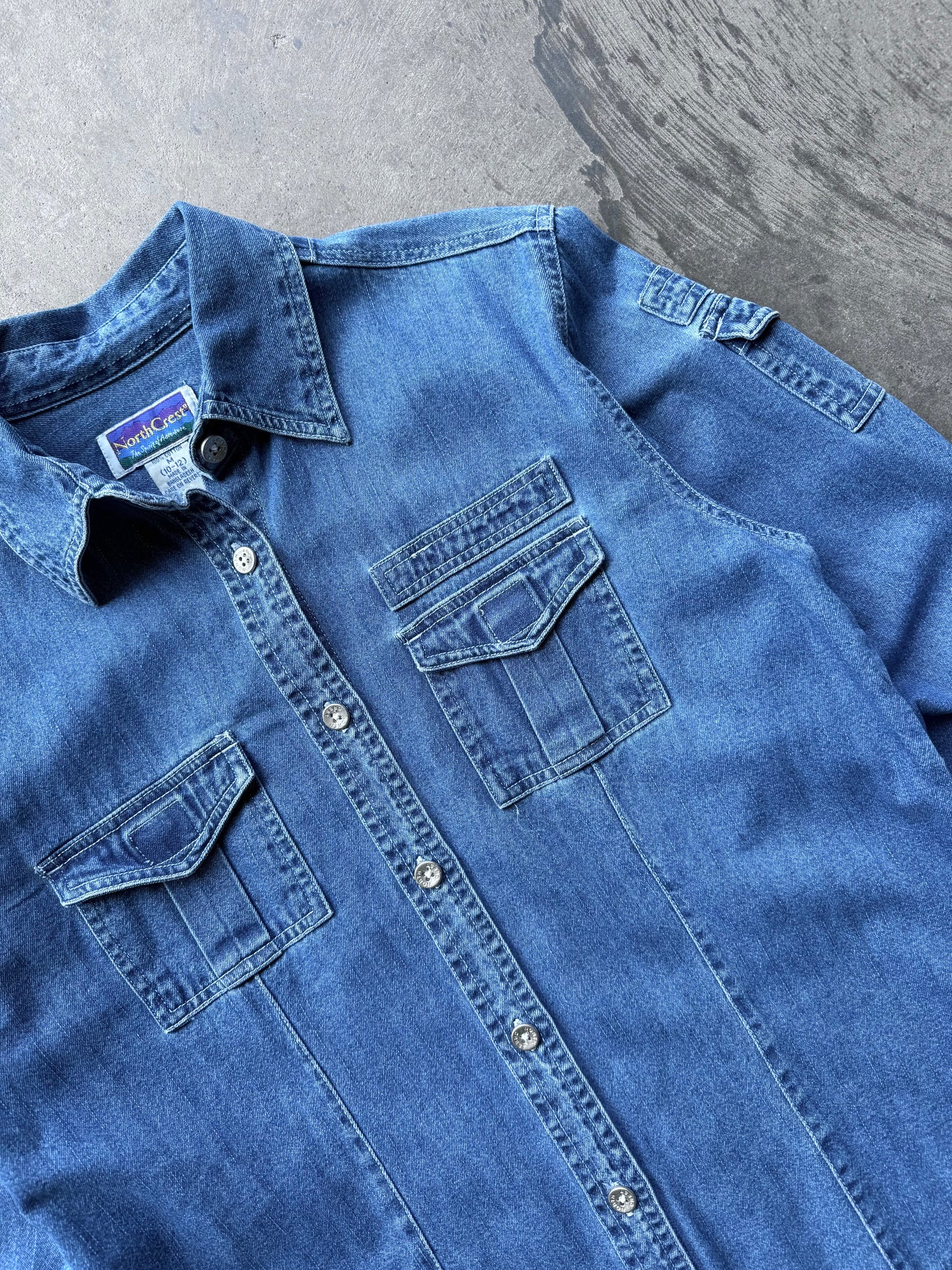 Denim Button Down - M
