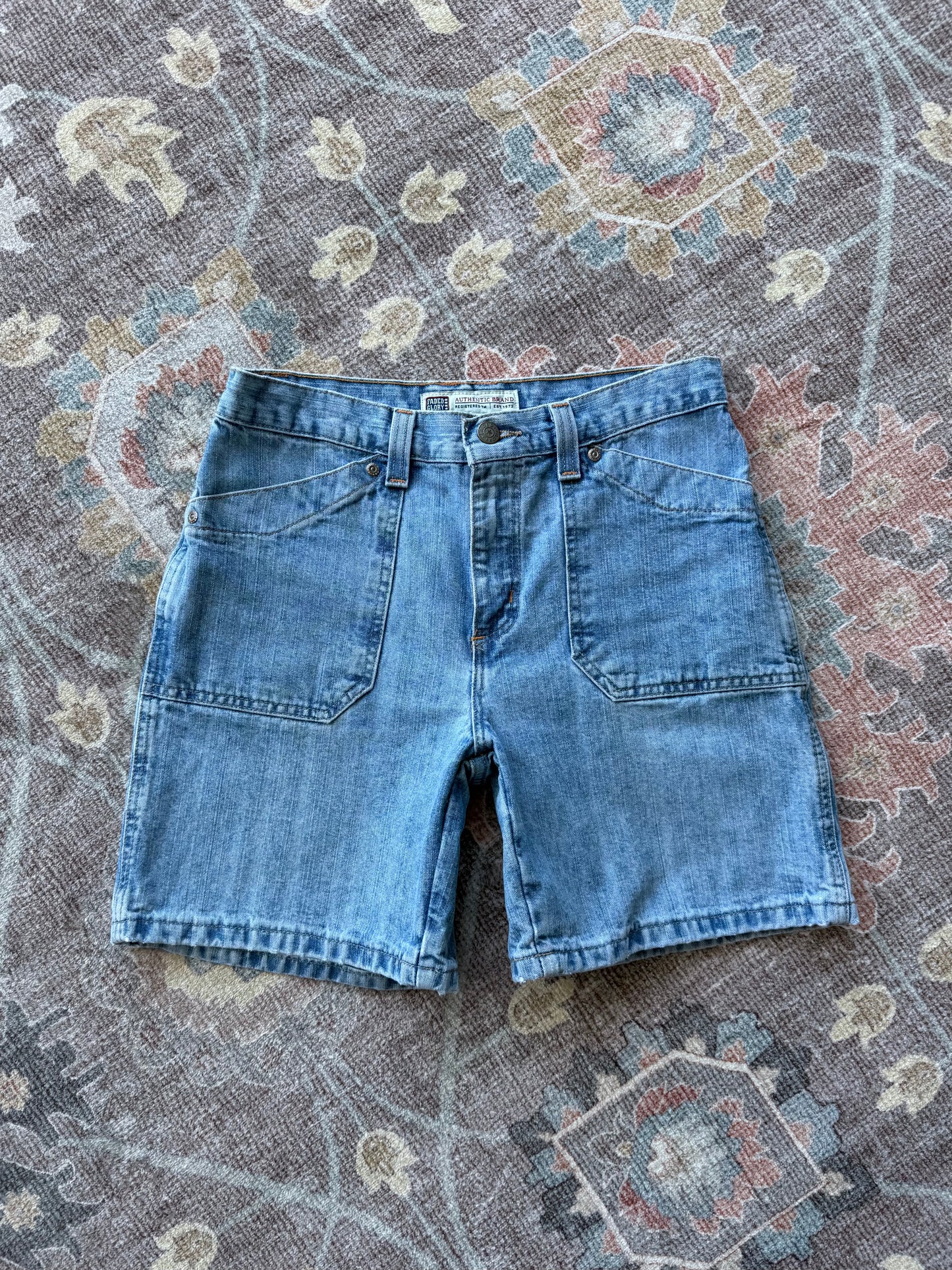 Cargo Denim Shorts - 28” x 6.5”