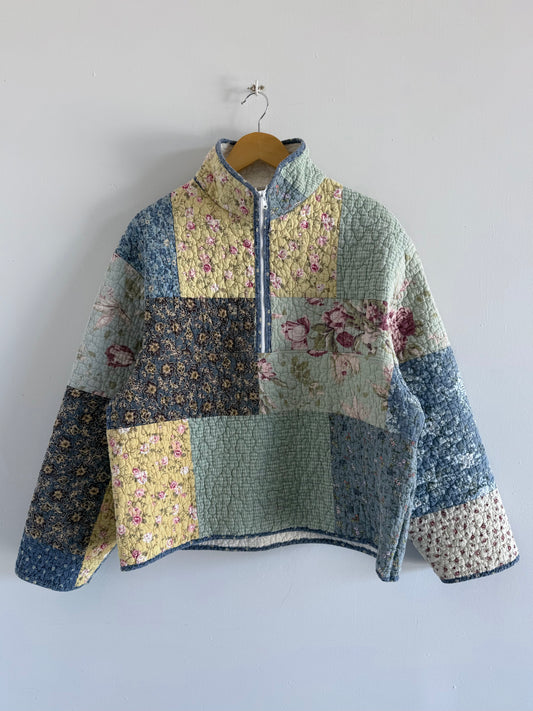 Quilt Quarter Zip - M