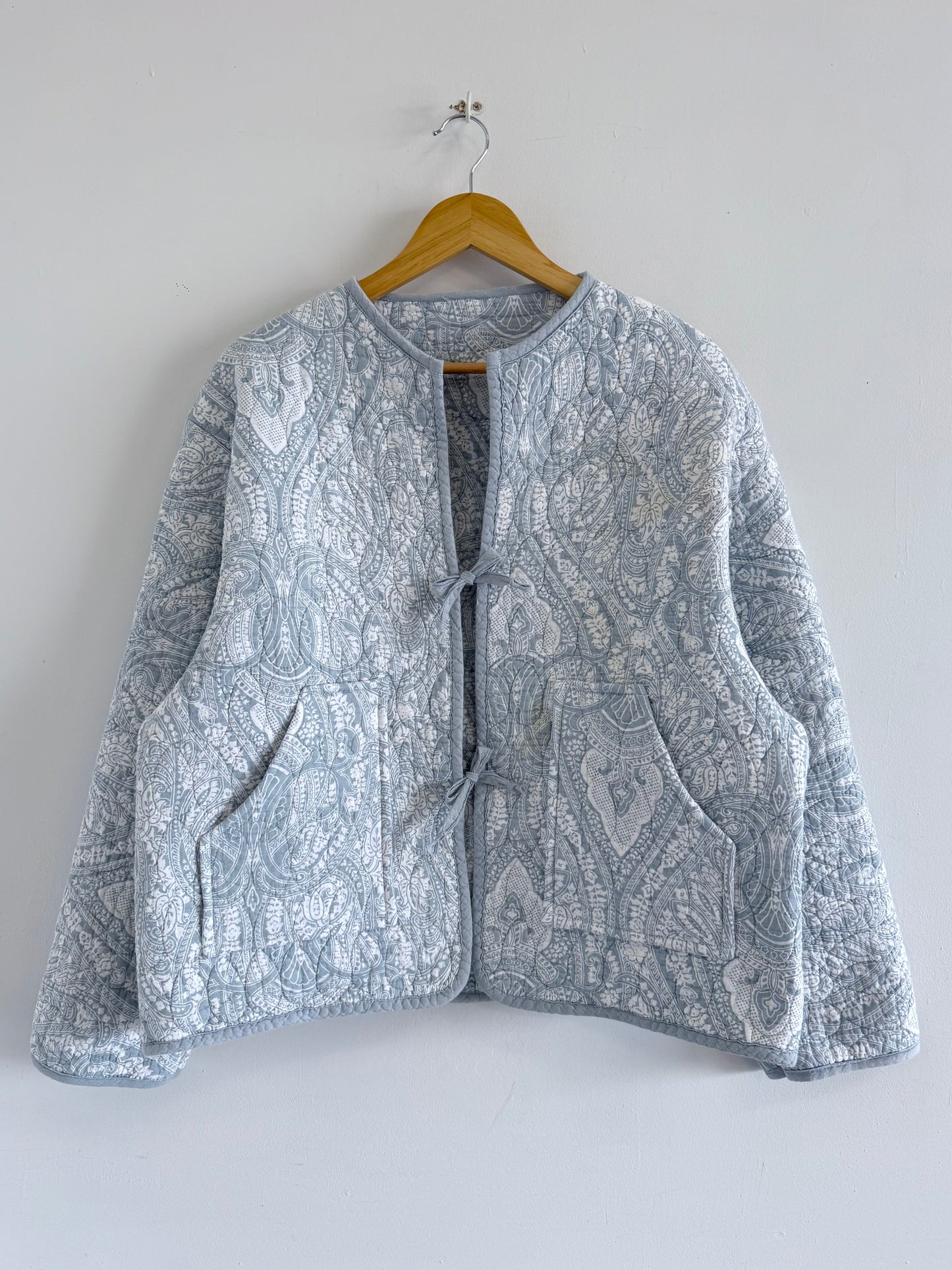 Quilt Tie Jacket - M