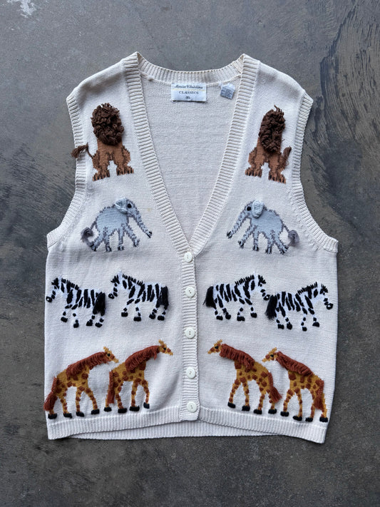 Animal Sweater Vest - XL