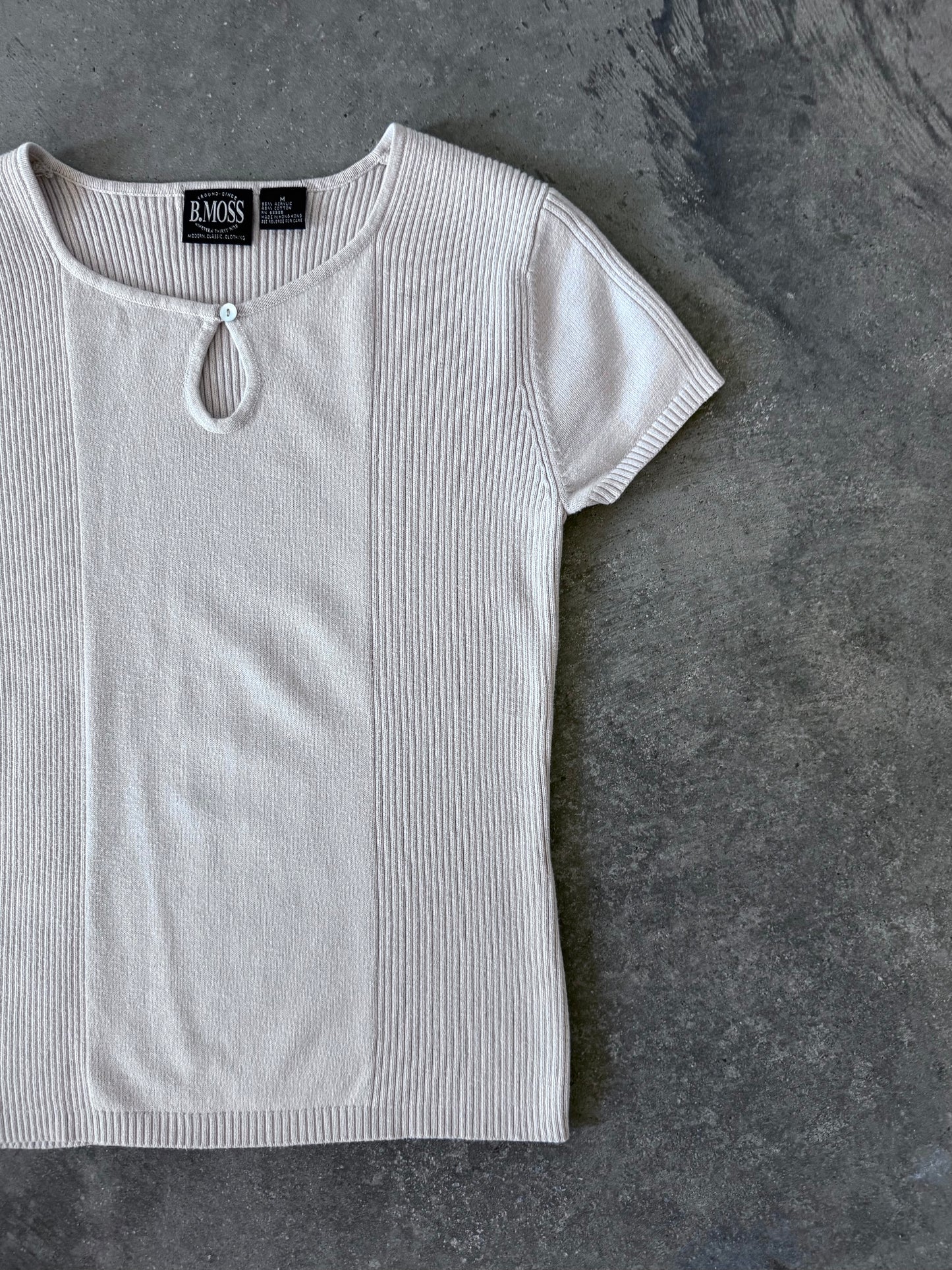 Keyhole Knit Top - M