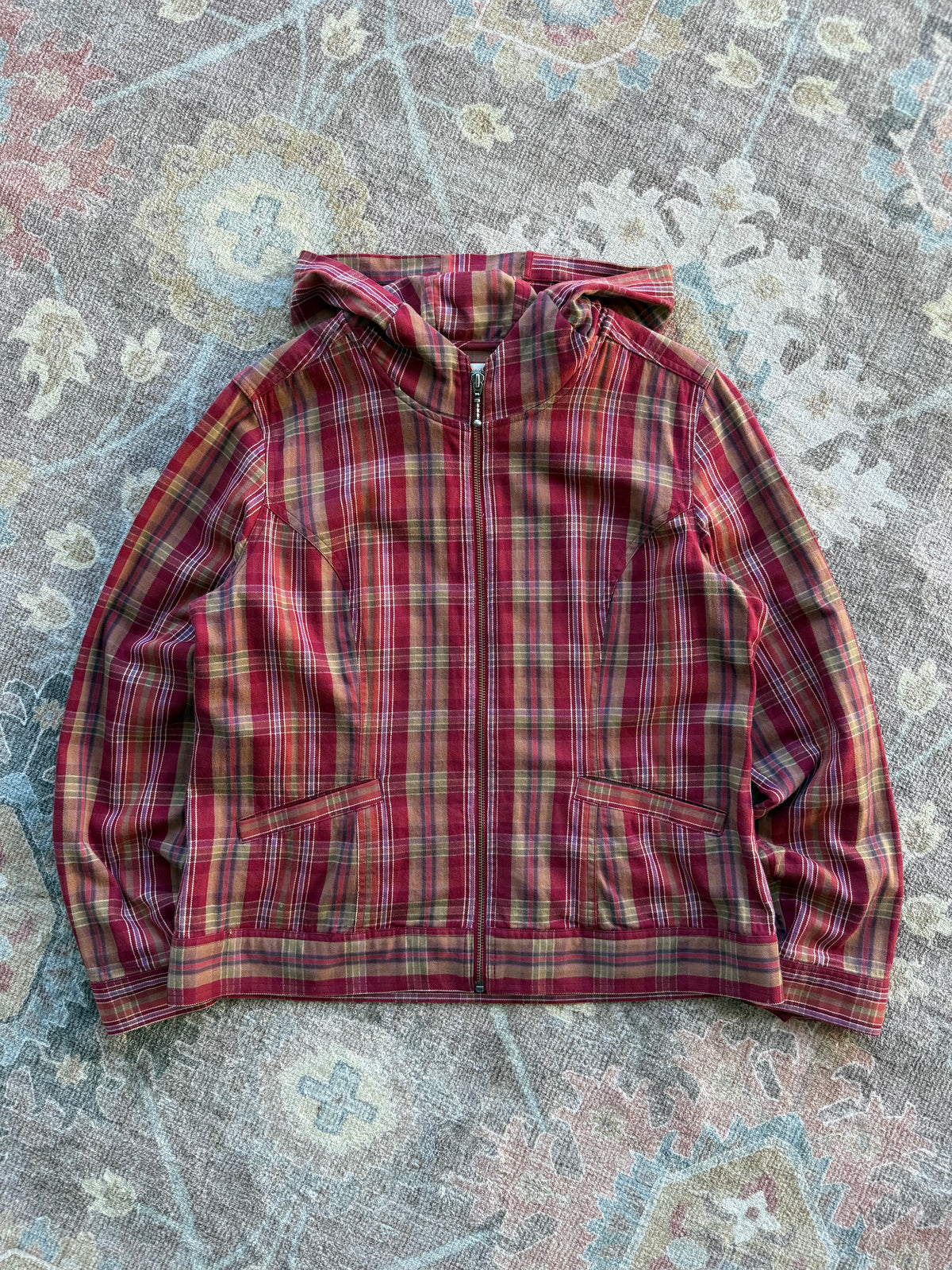 Plaid Jacket - L