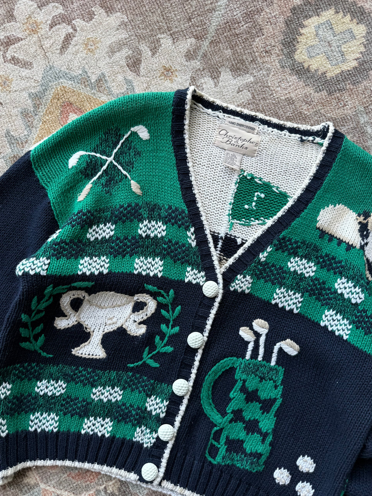 Golf Cardigan - L