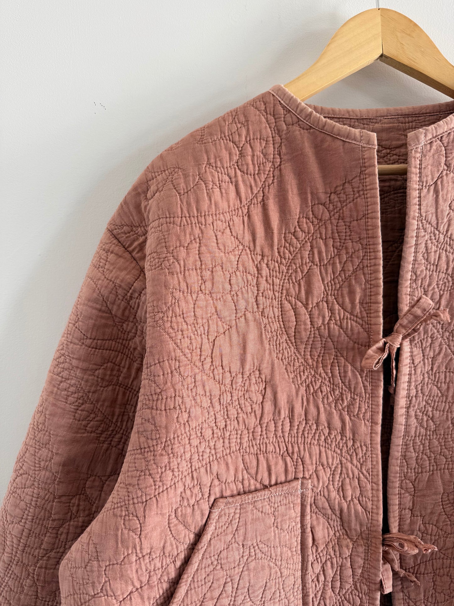Quilt Tie Jacket - M