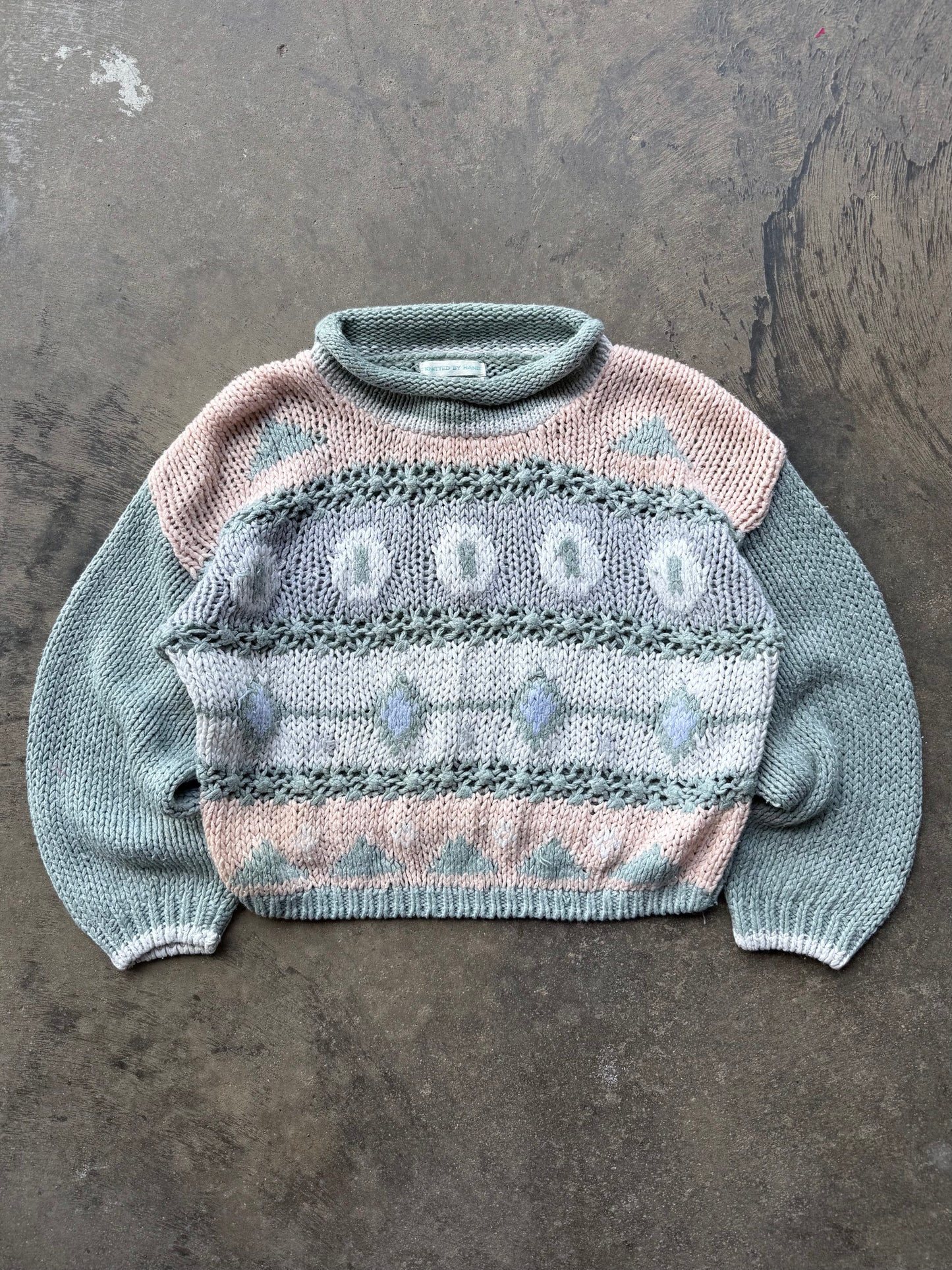 Roll Neck Sweater - M