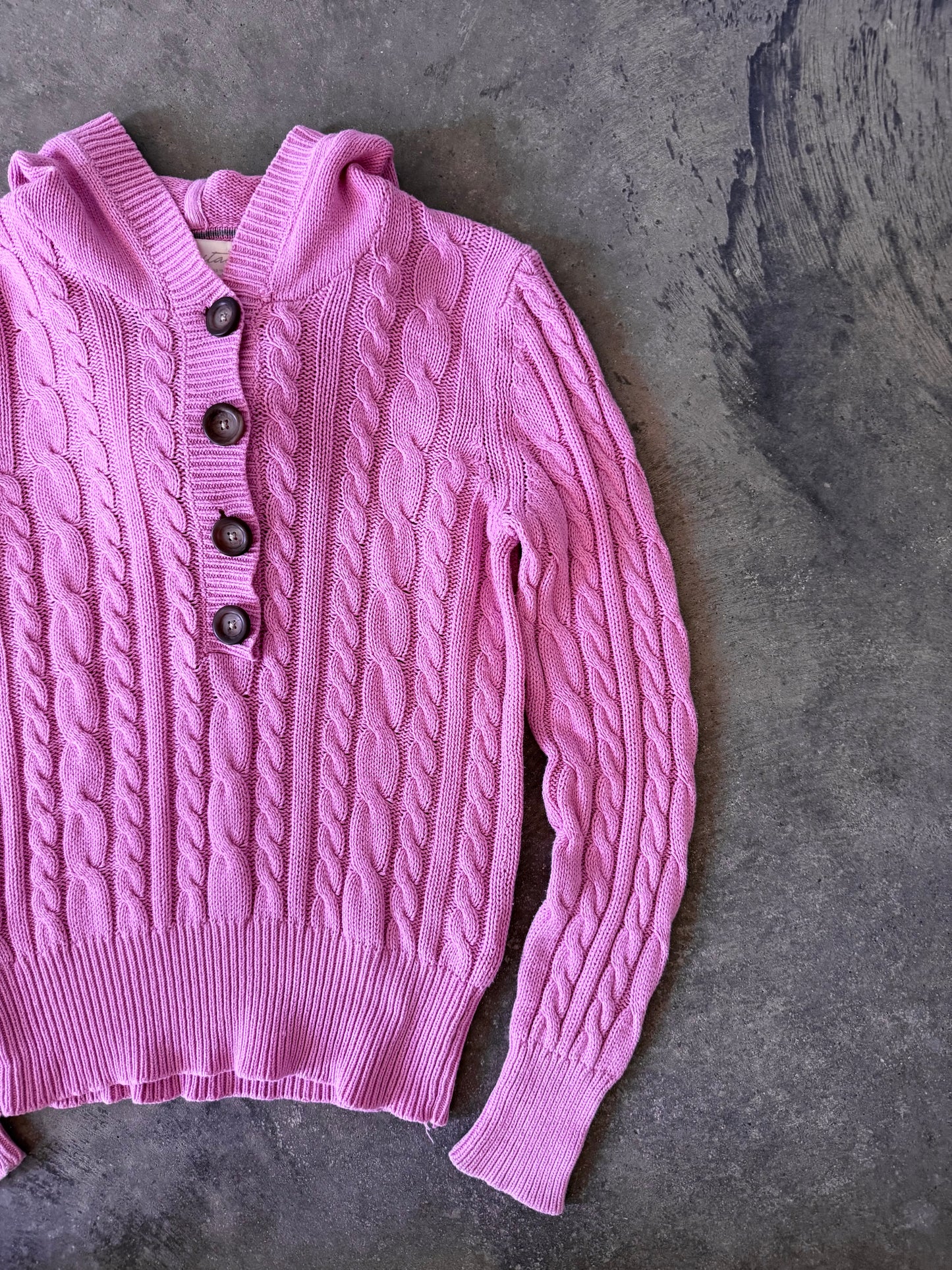 Button Sweater - L