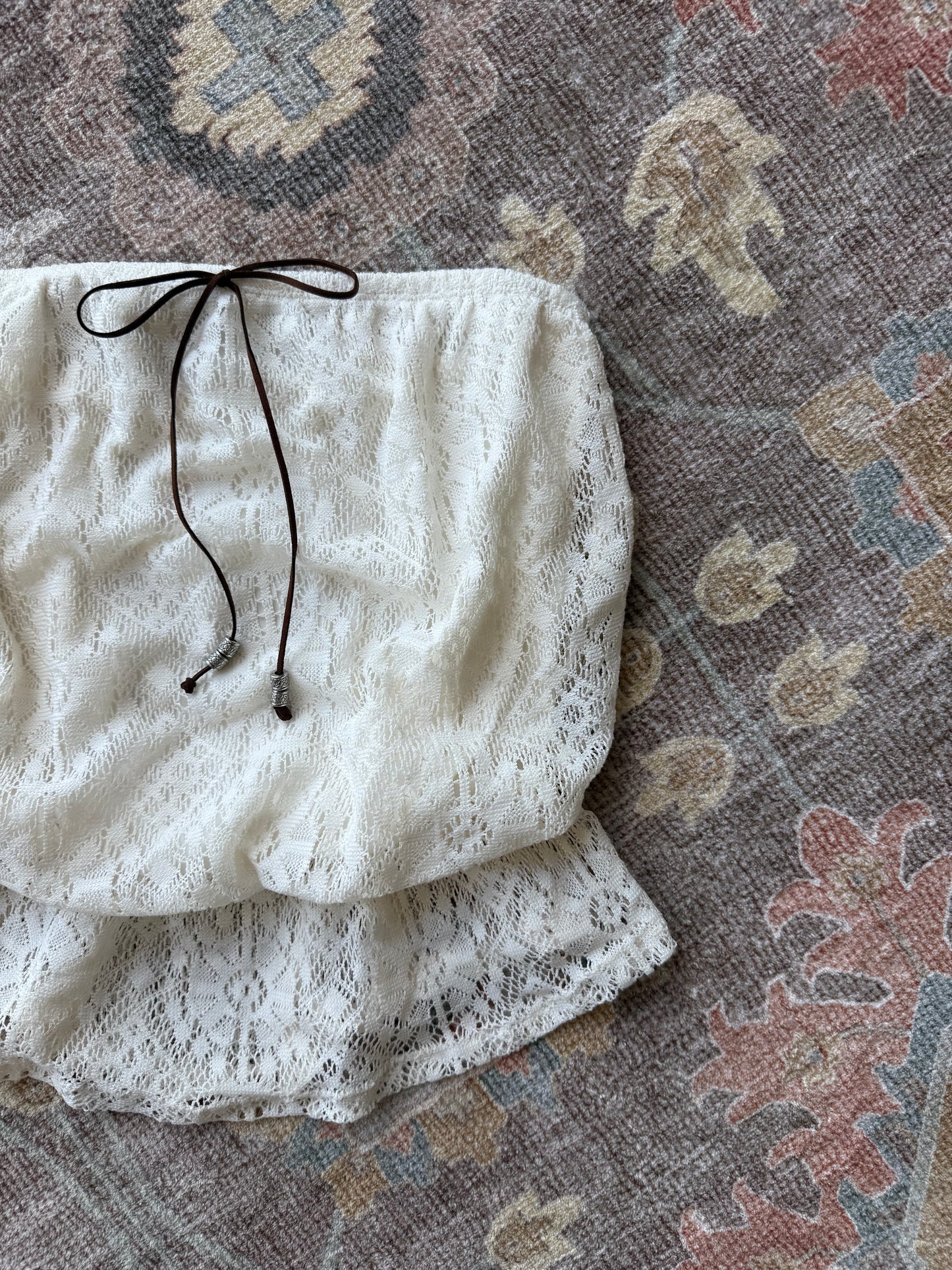 Lace Tube Top - M