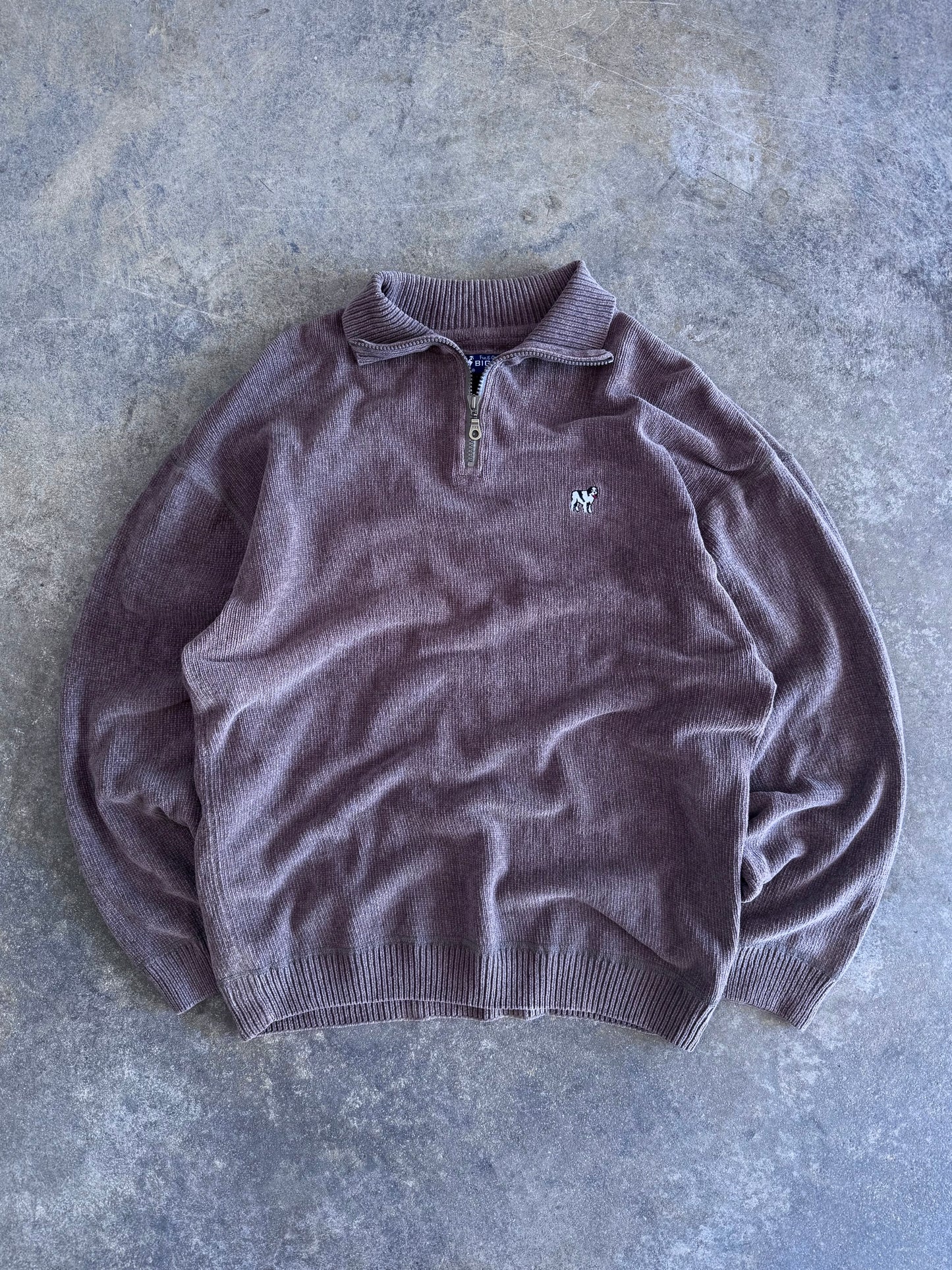 Big Dogs Quarterzip Sweater - M