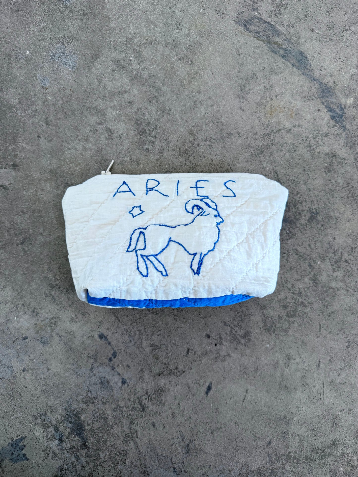 Aries Zodiac Small Makeup Bag