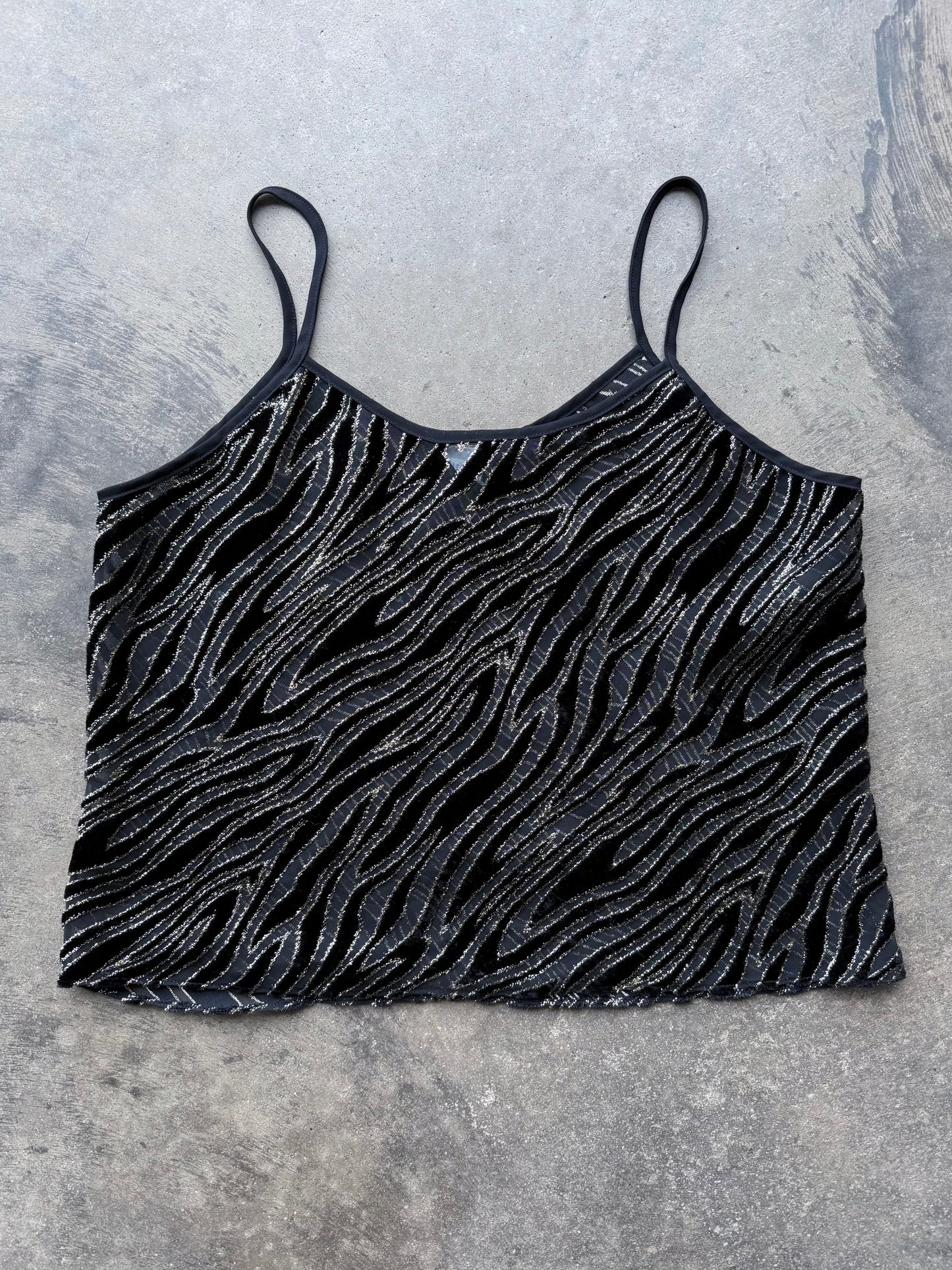Sheer Zebra Tank - L