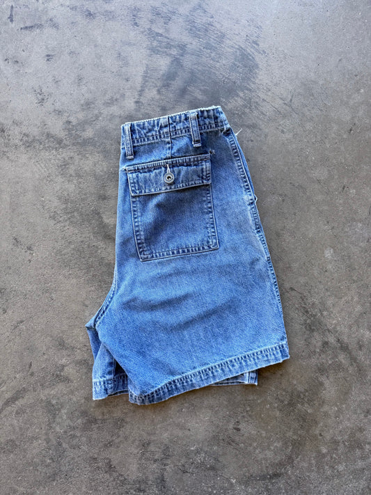 Cargo Denim Shorts - 29x6