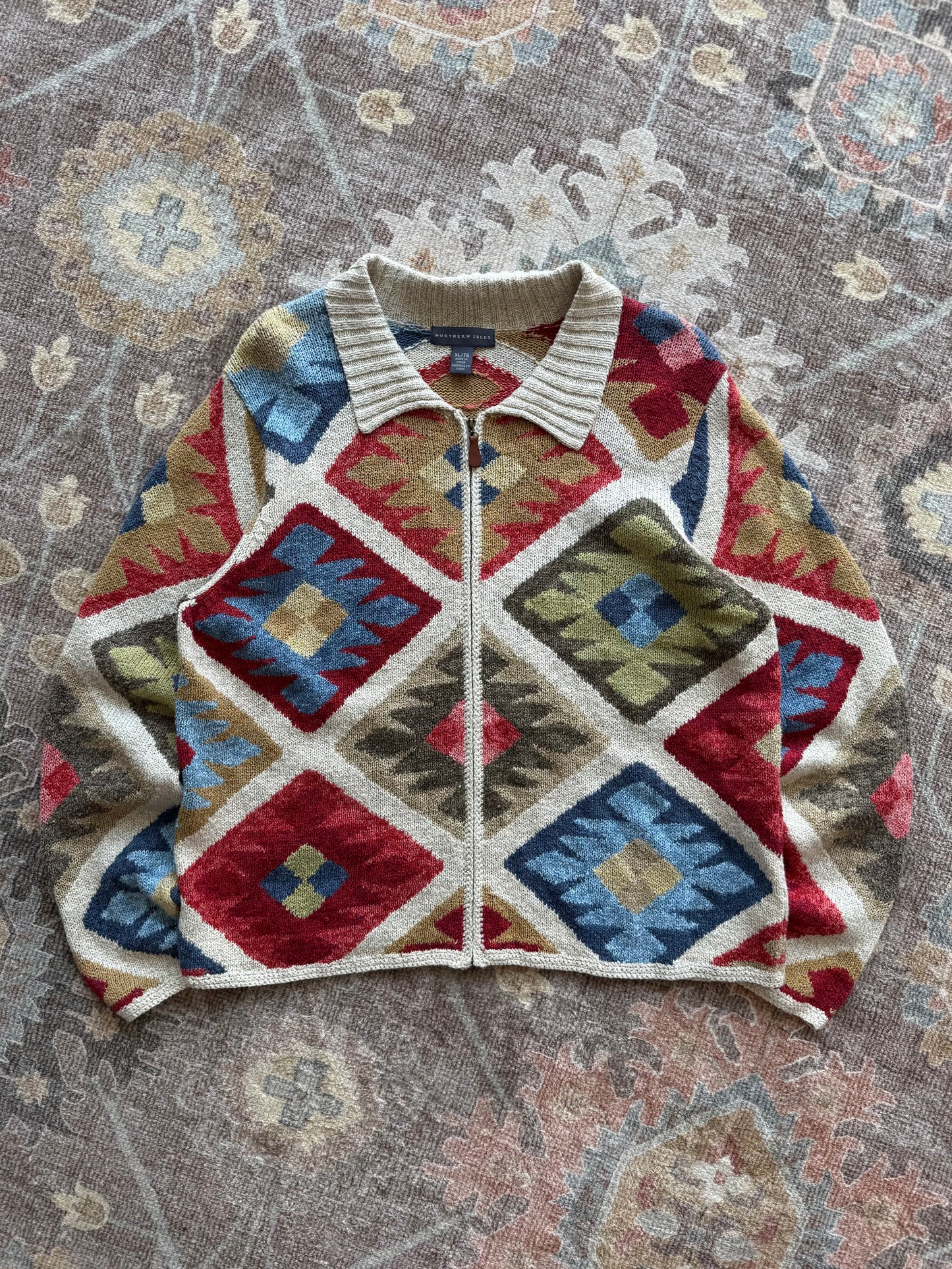 Zip Up Cardigan - XL