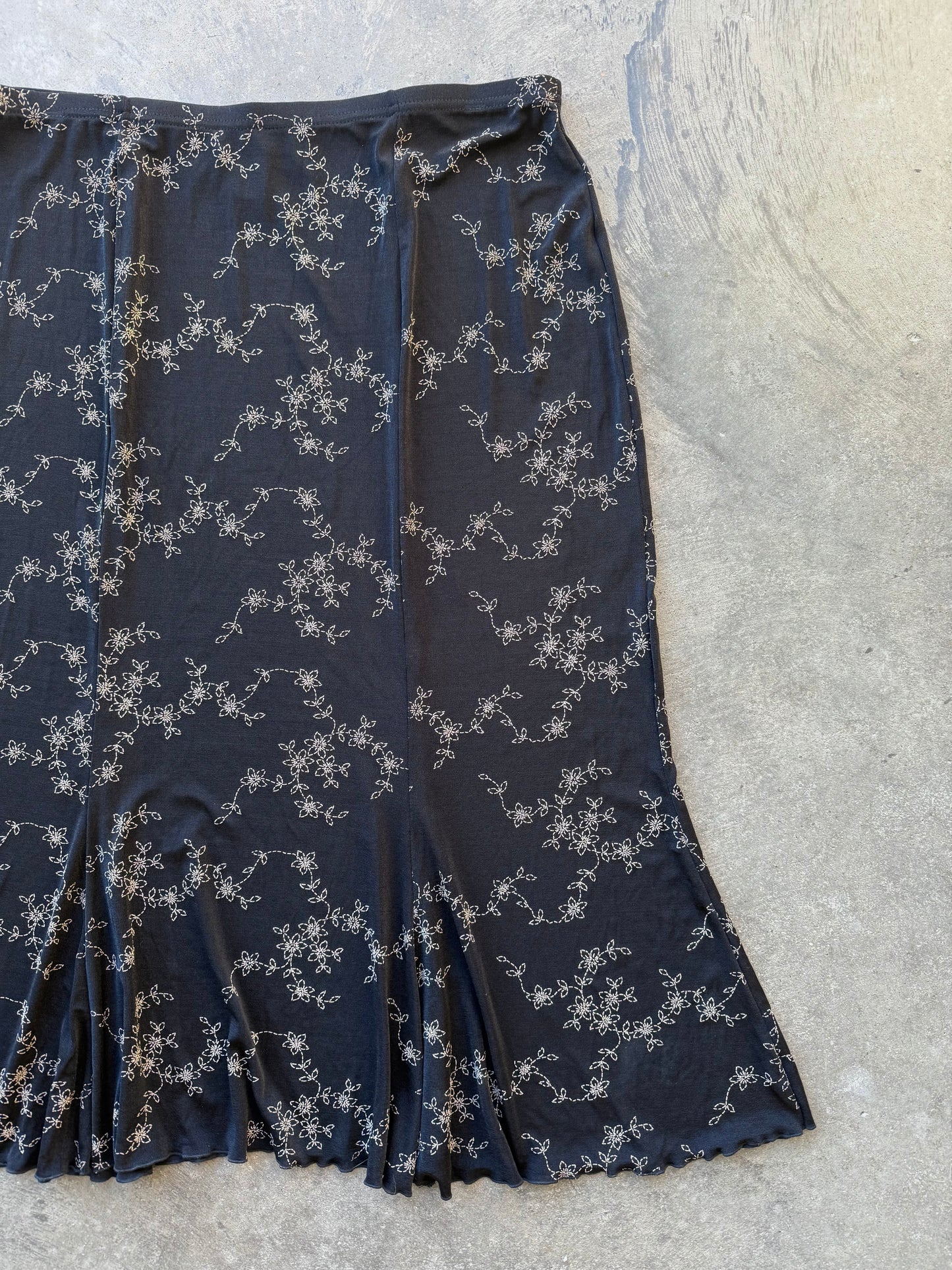 Floral Maxi Skirt - XL