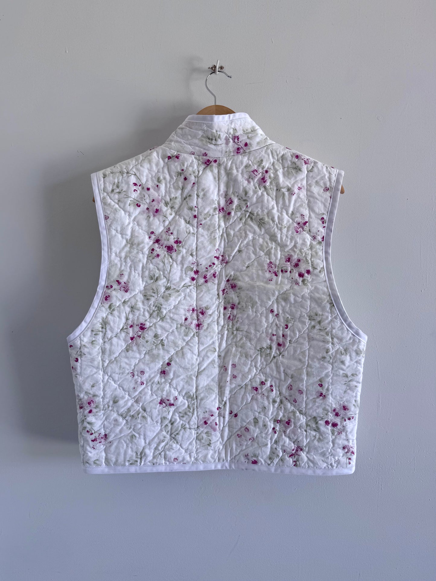 Quilt Zip Up Vest - S