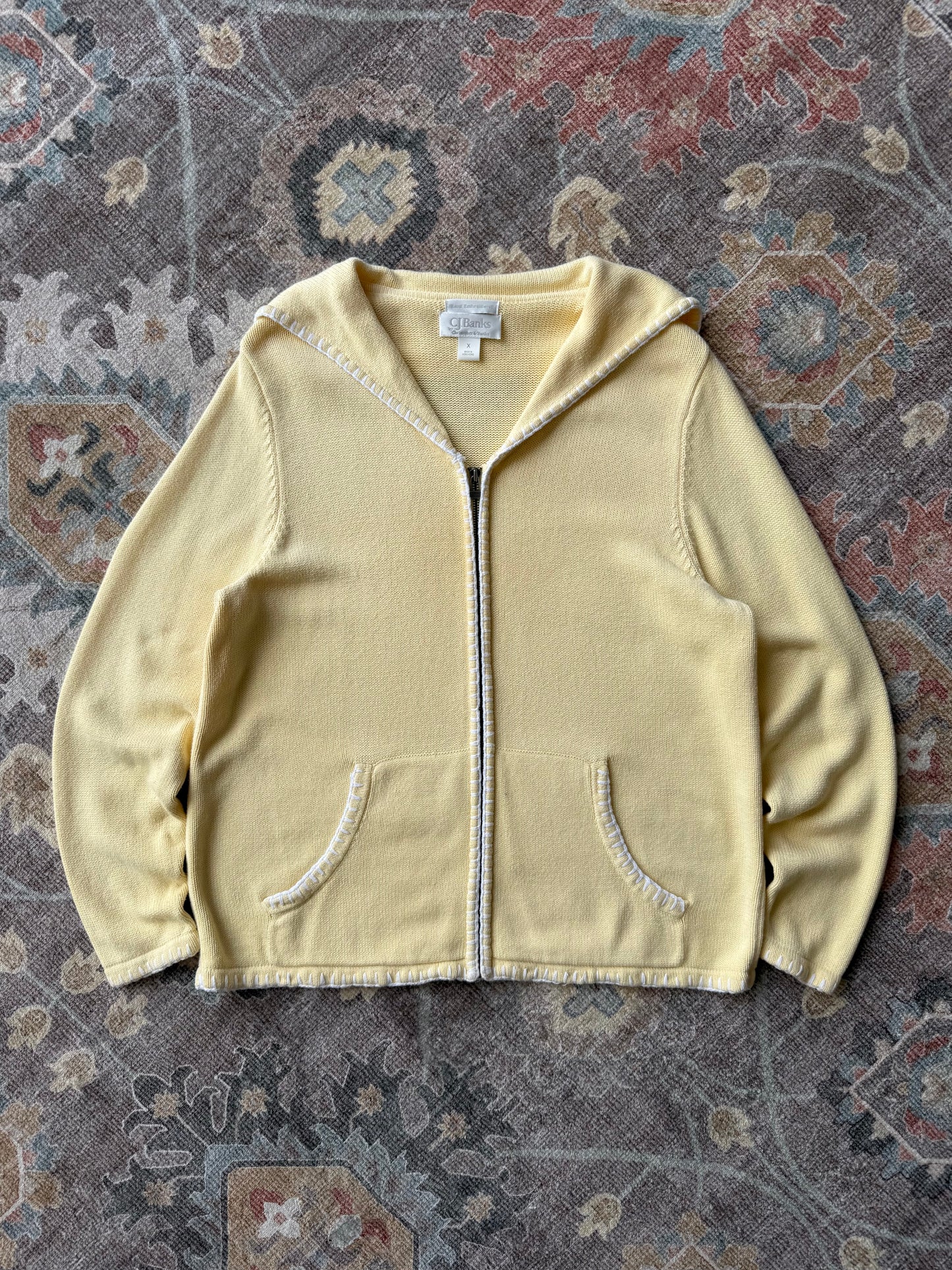 Zip Up Cardigan - XL