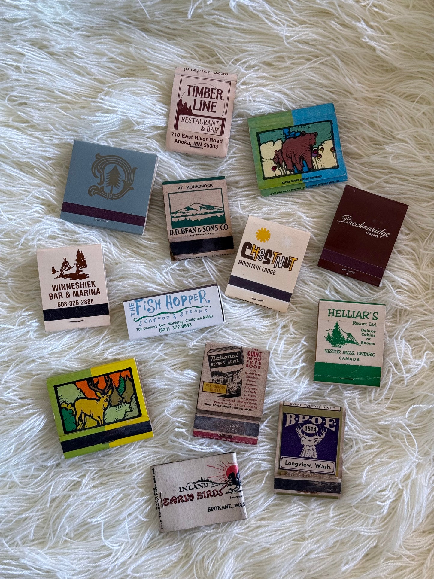 Curated Vintage Matchbooks - Variety 2