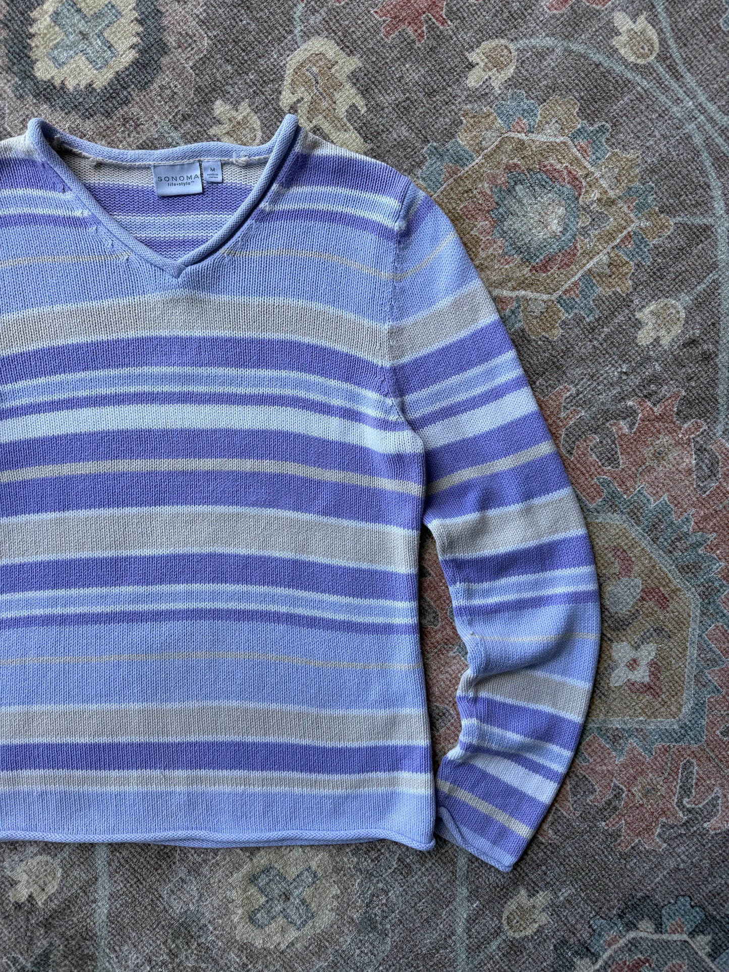 Striped Sweater - M
