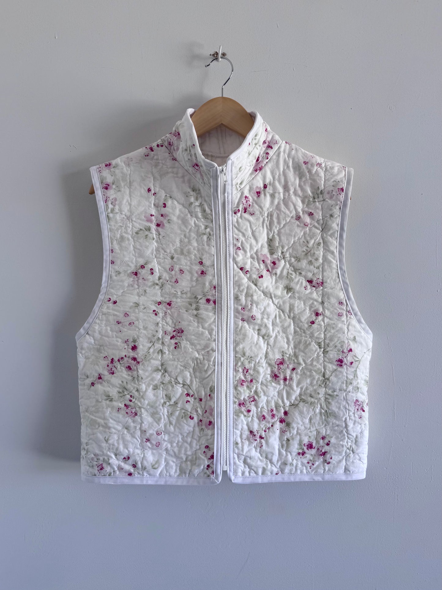 Quilt Zip Up Vest - S