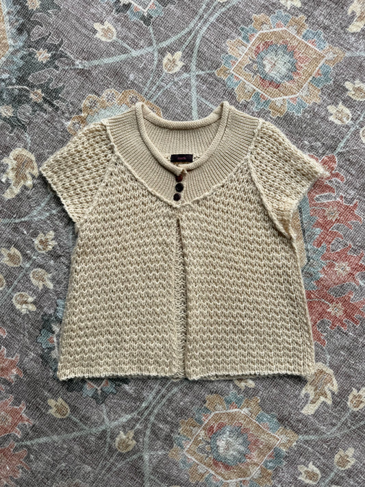 Knit Babydoll Top - L