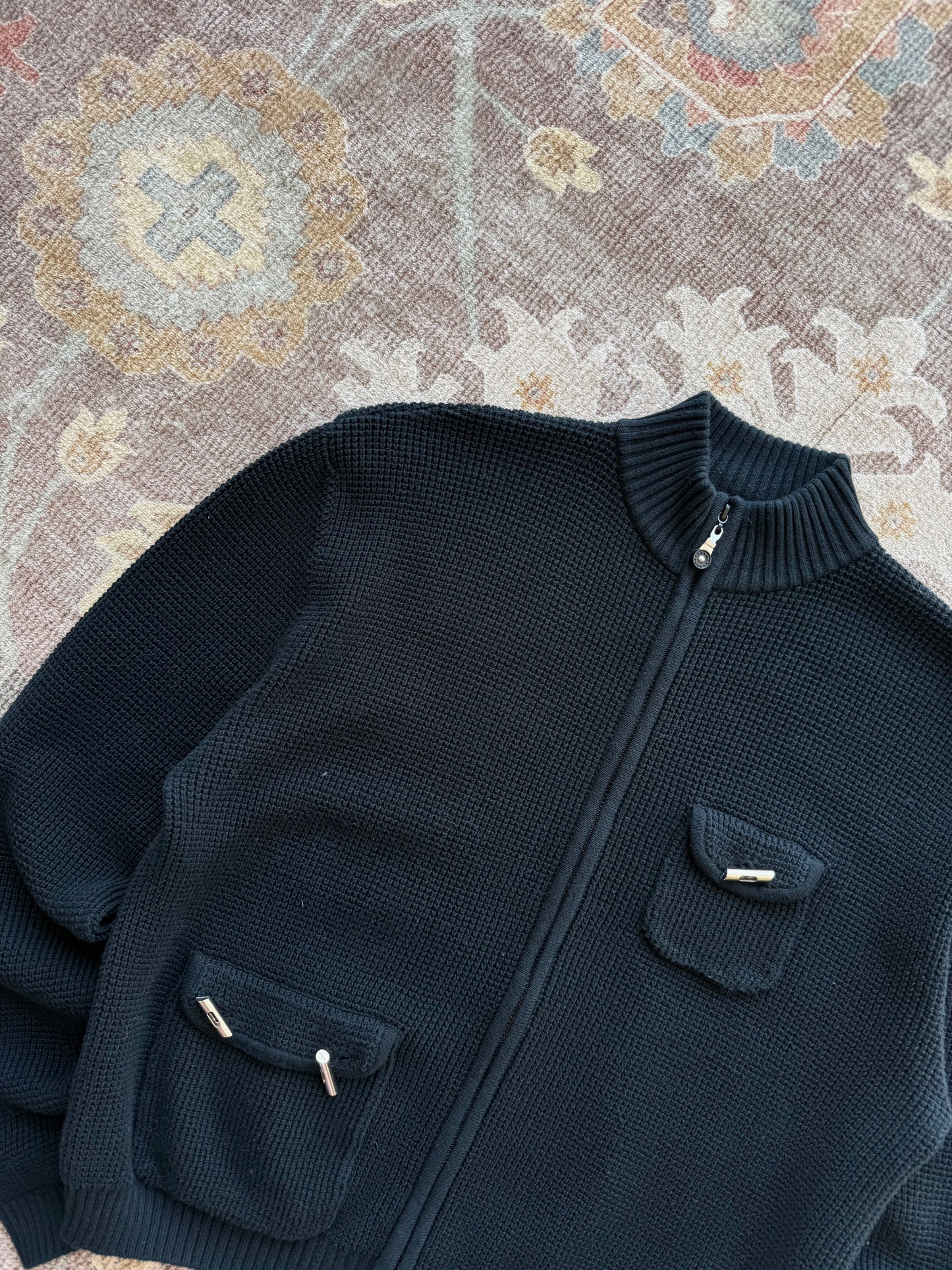 Zip Up Cardigan - S