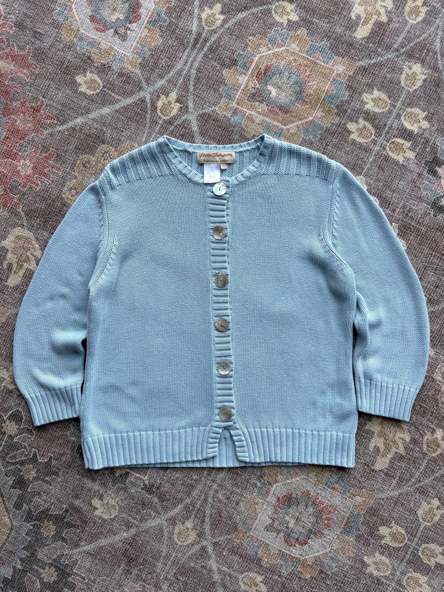 Pearl Button Cardigan - L