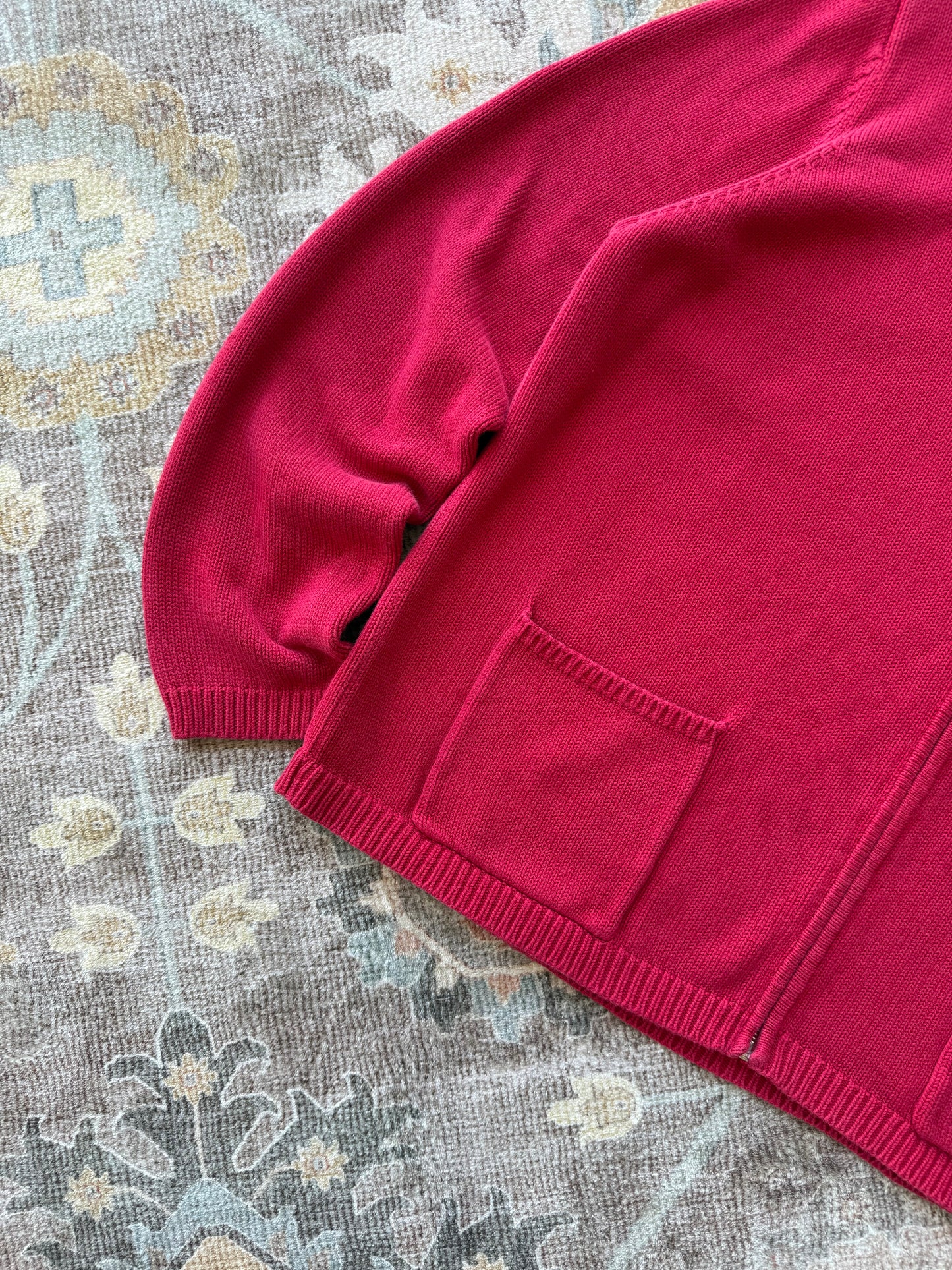 Zip Up Cardigan - L