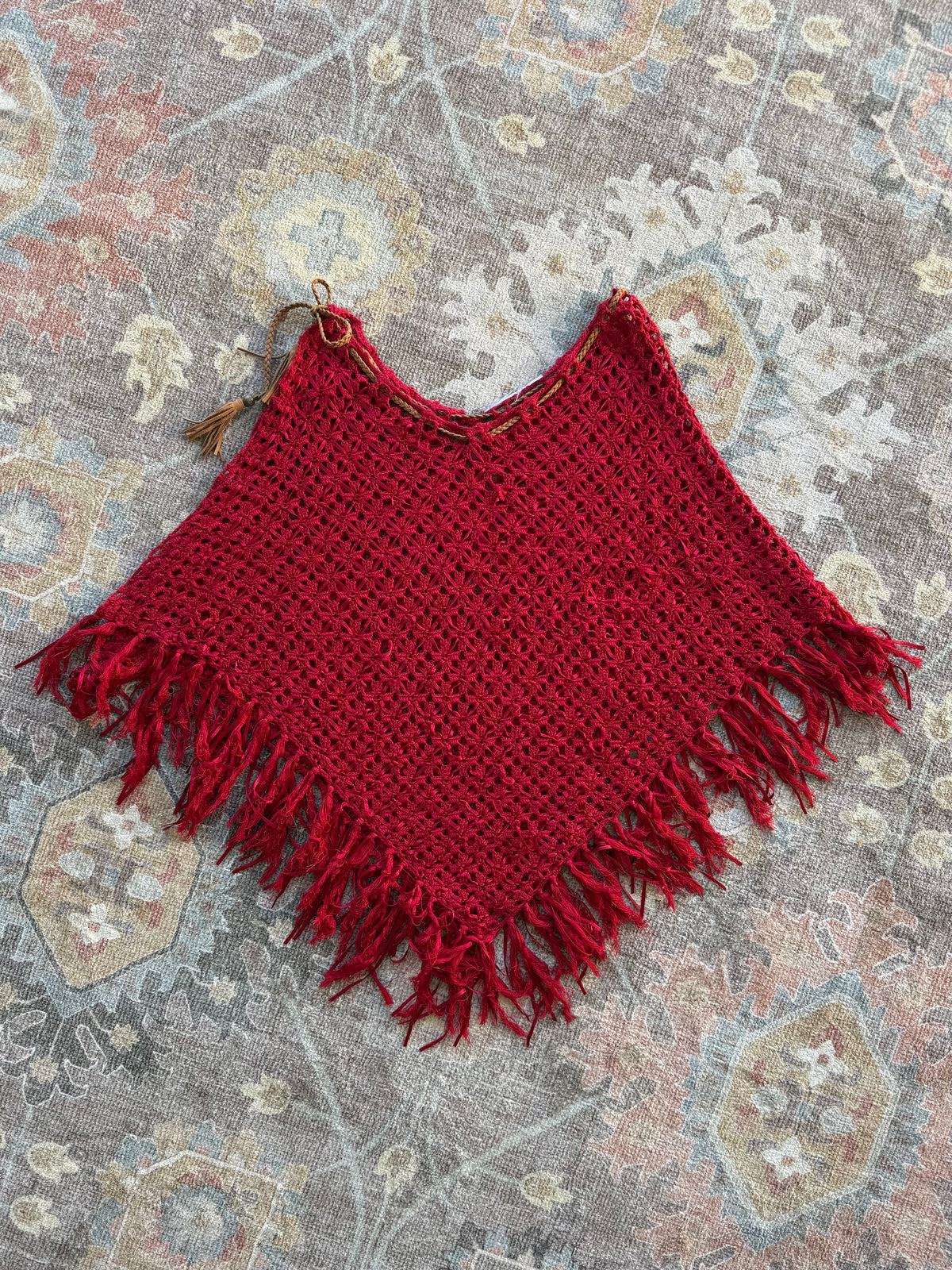Crochet Poncho - OS