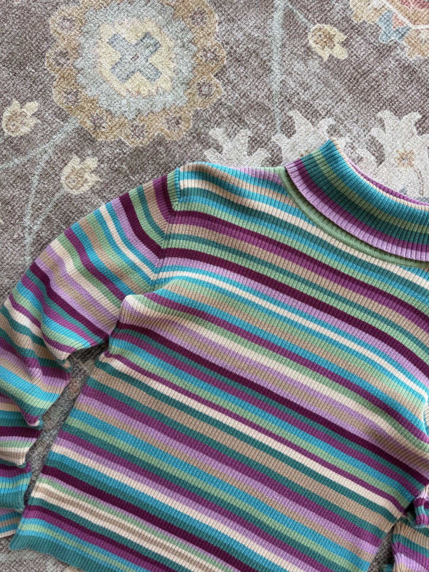 Striped Turtleneck - S