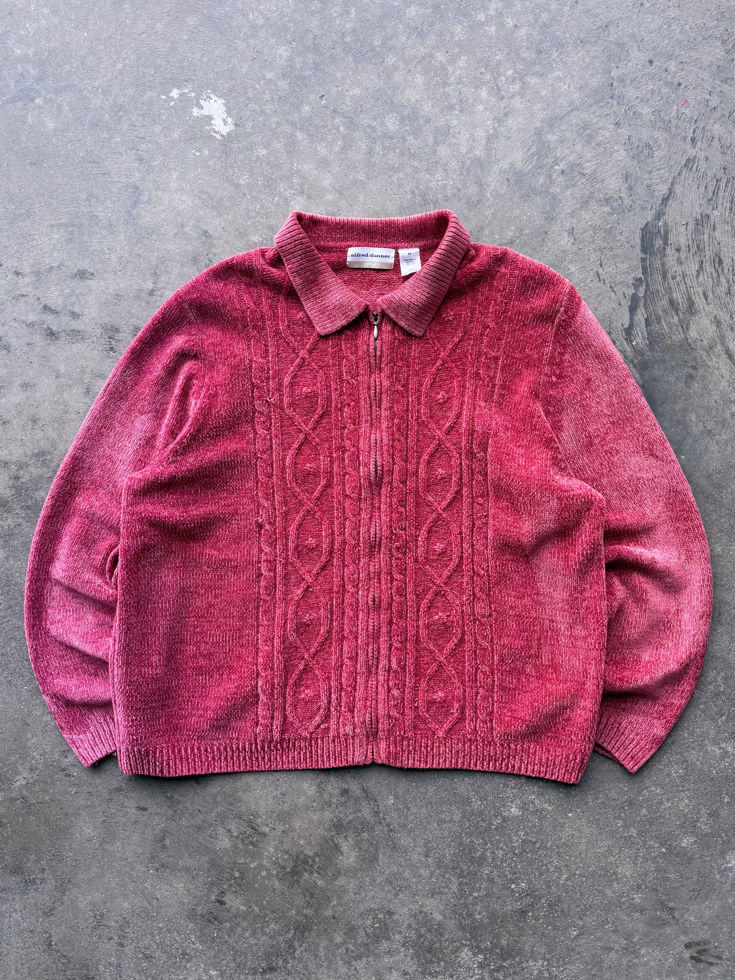 Zip Up Cardigan - 2XL