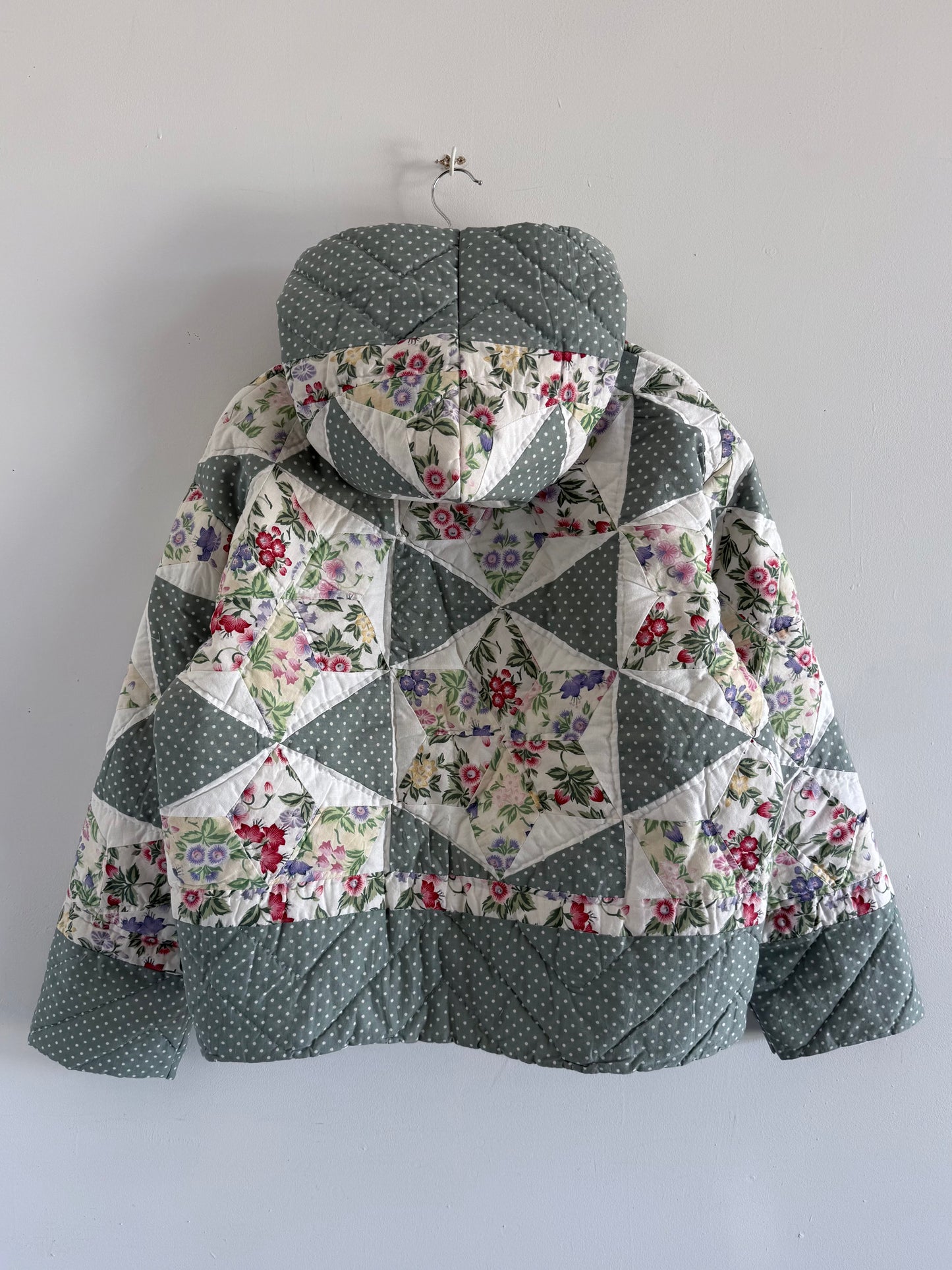 Quilt Hooded Jacket - L