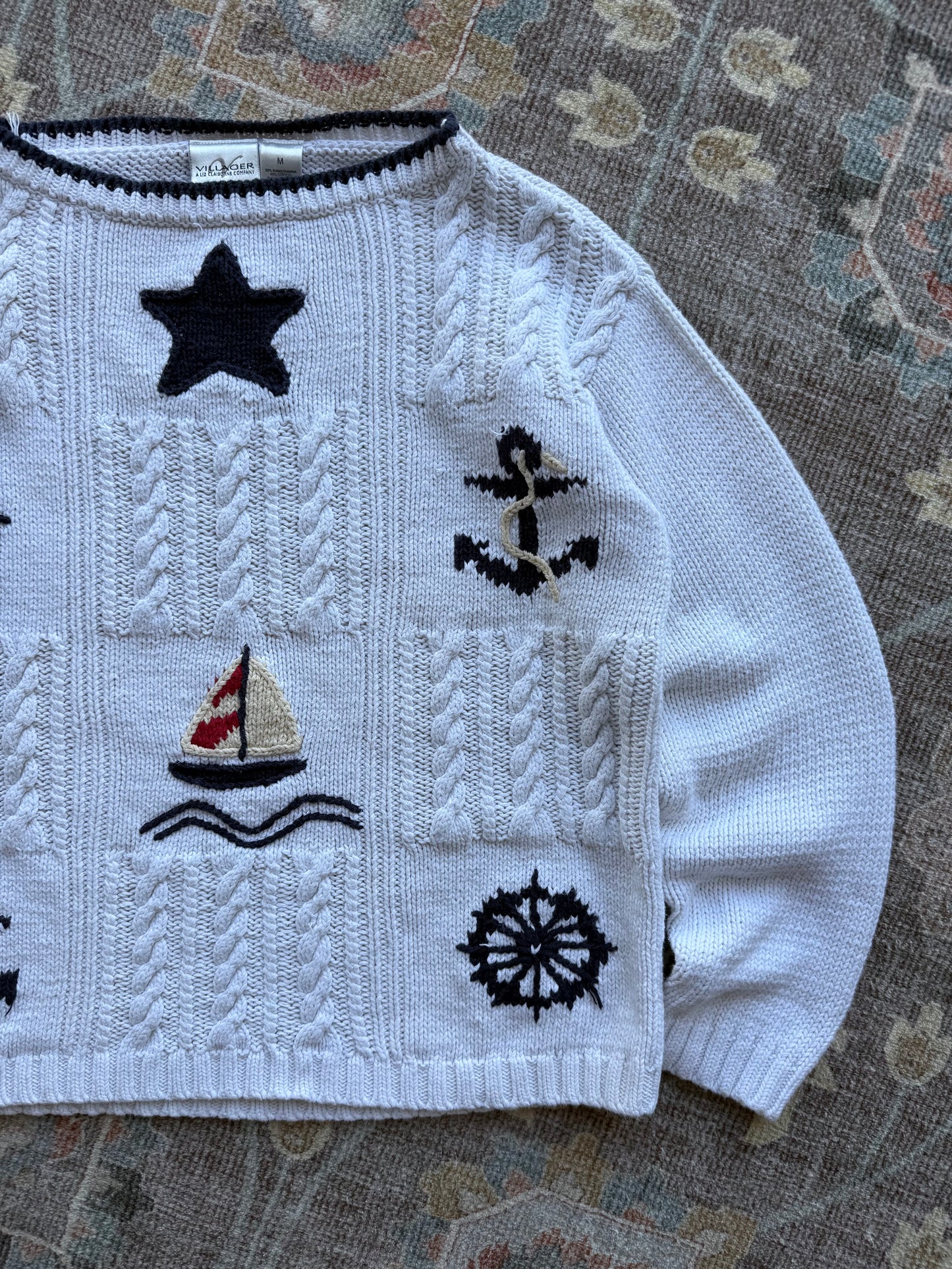Sailboat Sweater - M