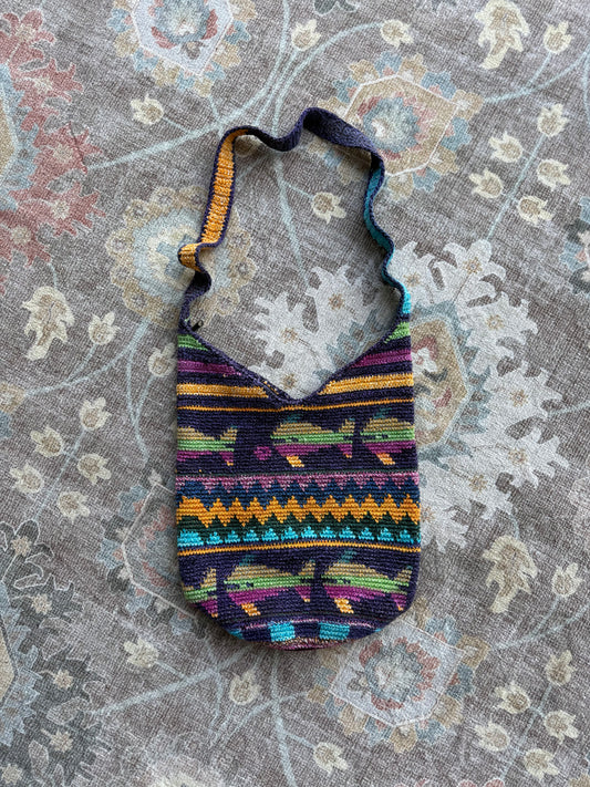 Fish Crochet Purse