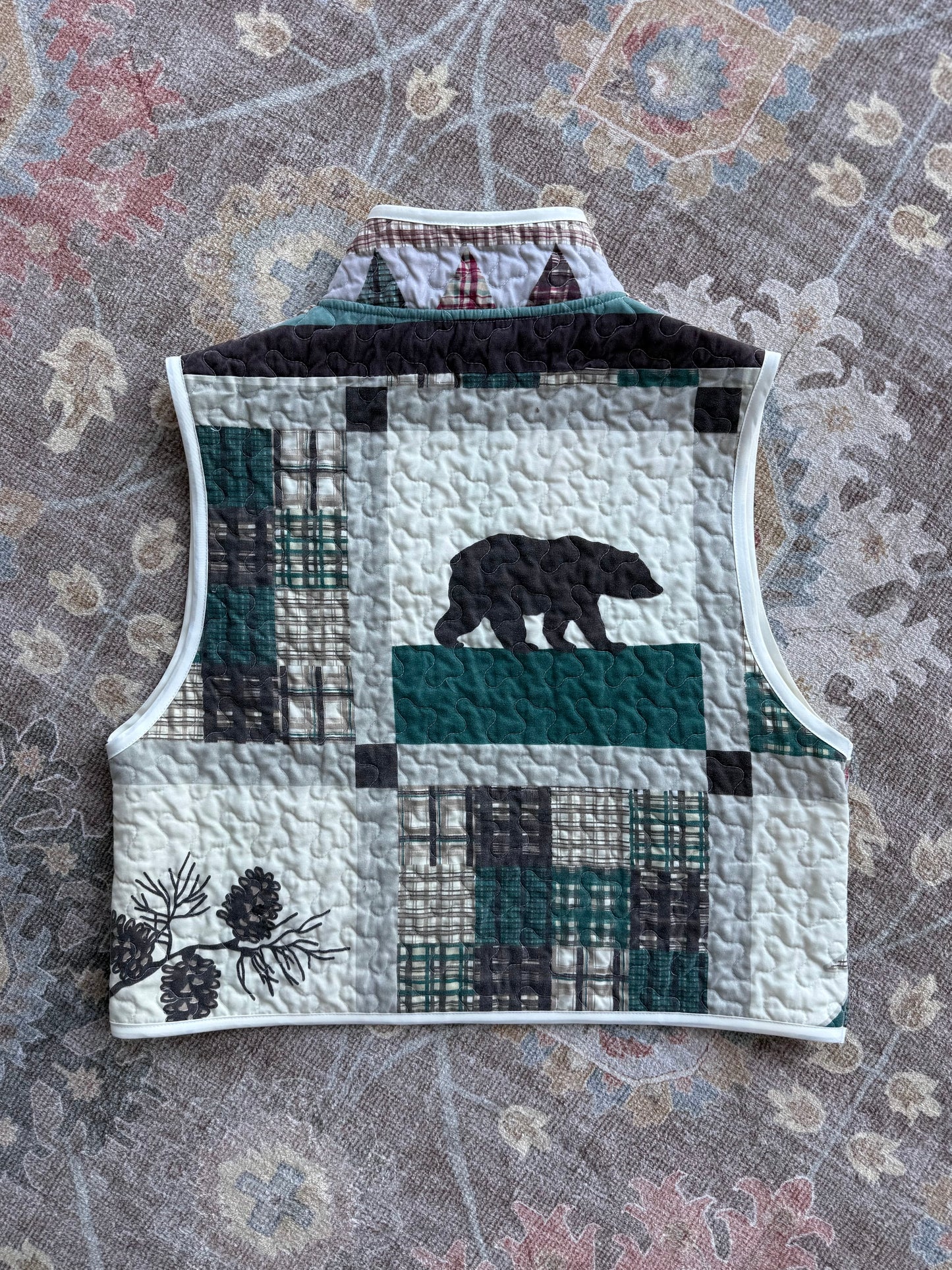 Quilt Zip Up Vest - XL