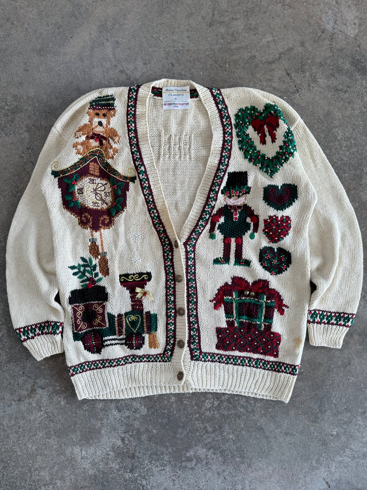 Christmas Cardigan - L