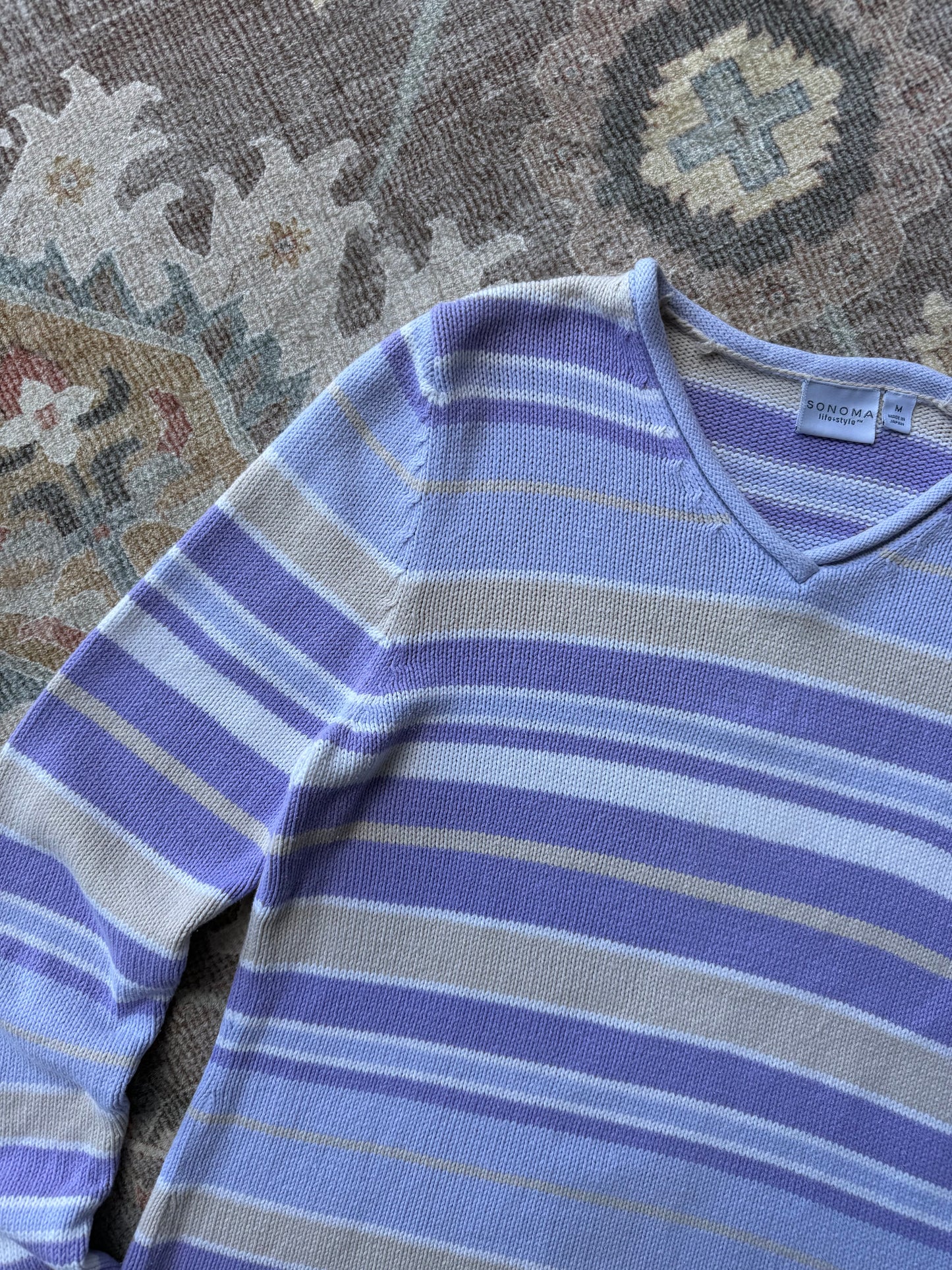 Striped Sweater - M