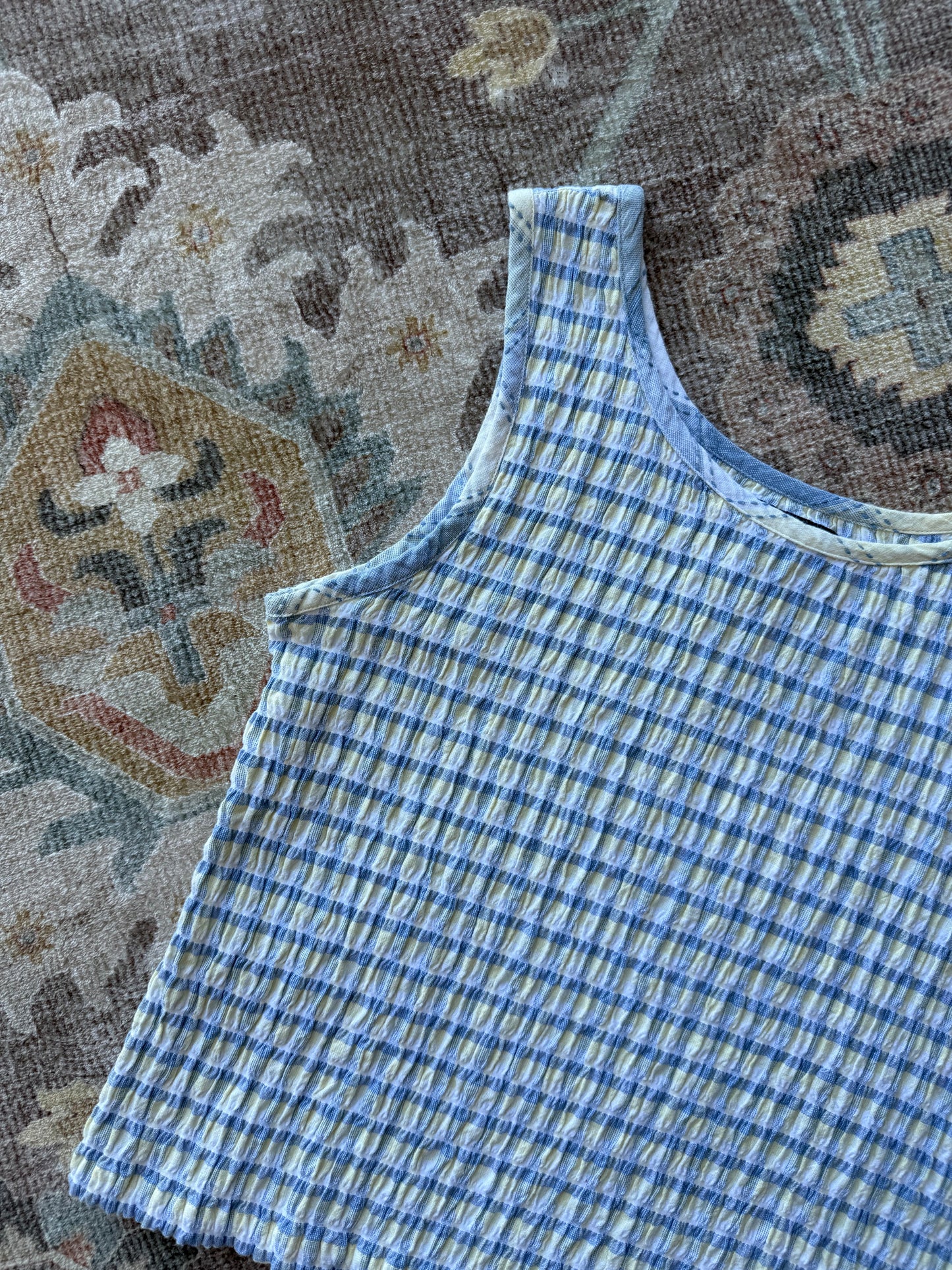 Gingham Tank - M
