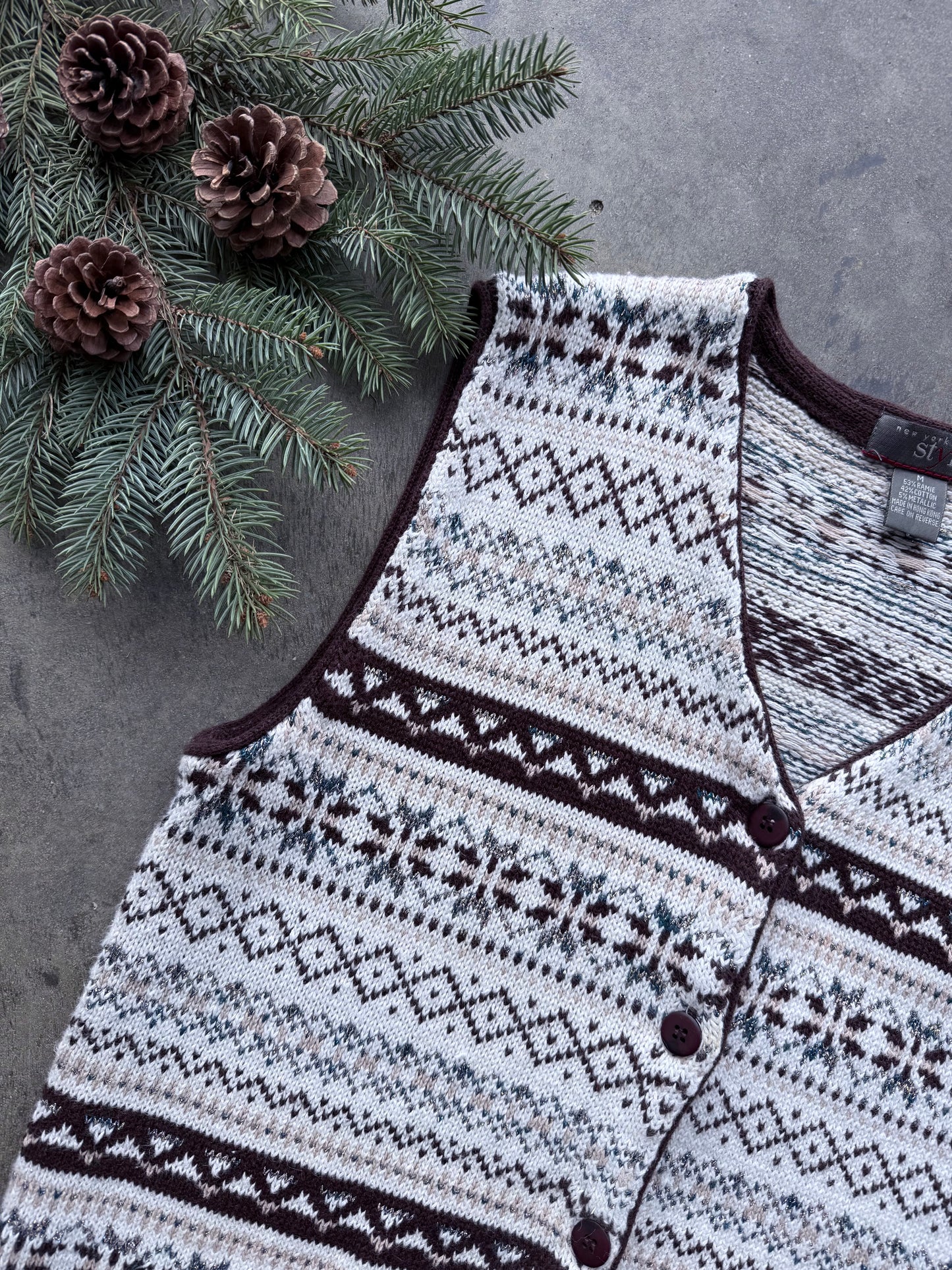 Nordic Sweater Vest - M