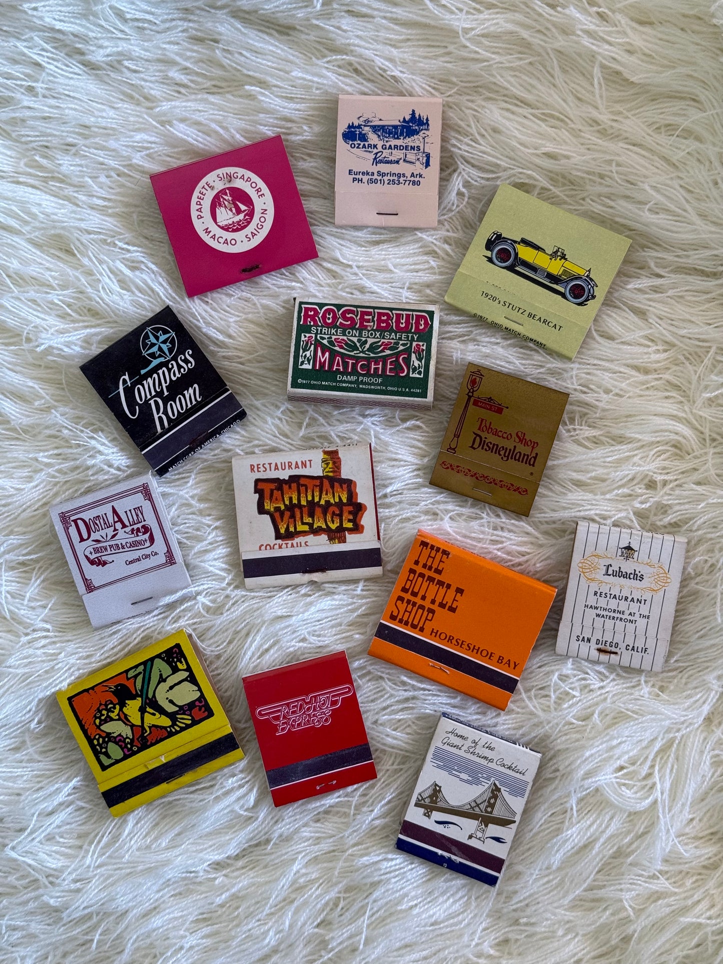 Curated Vintage Matchbooks - Variety 2