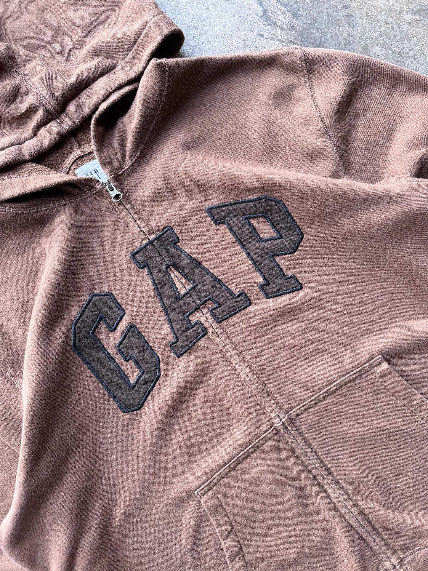 Zip Up Gap Hoodie - XL