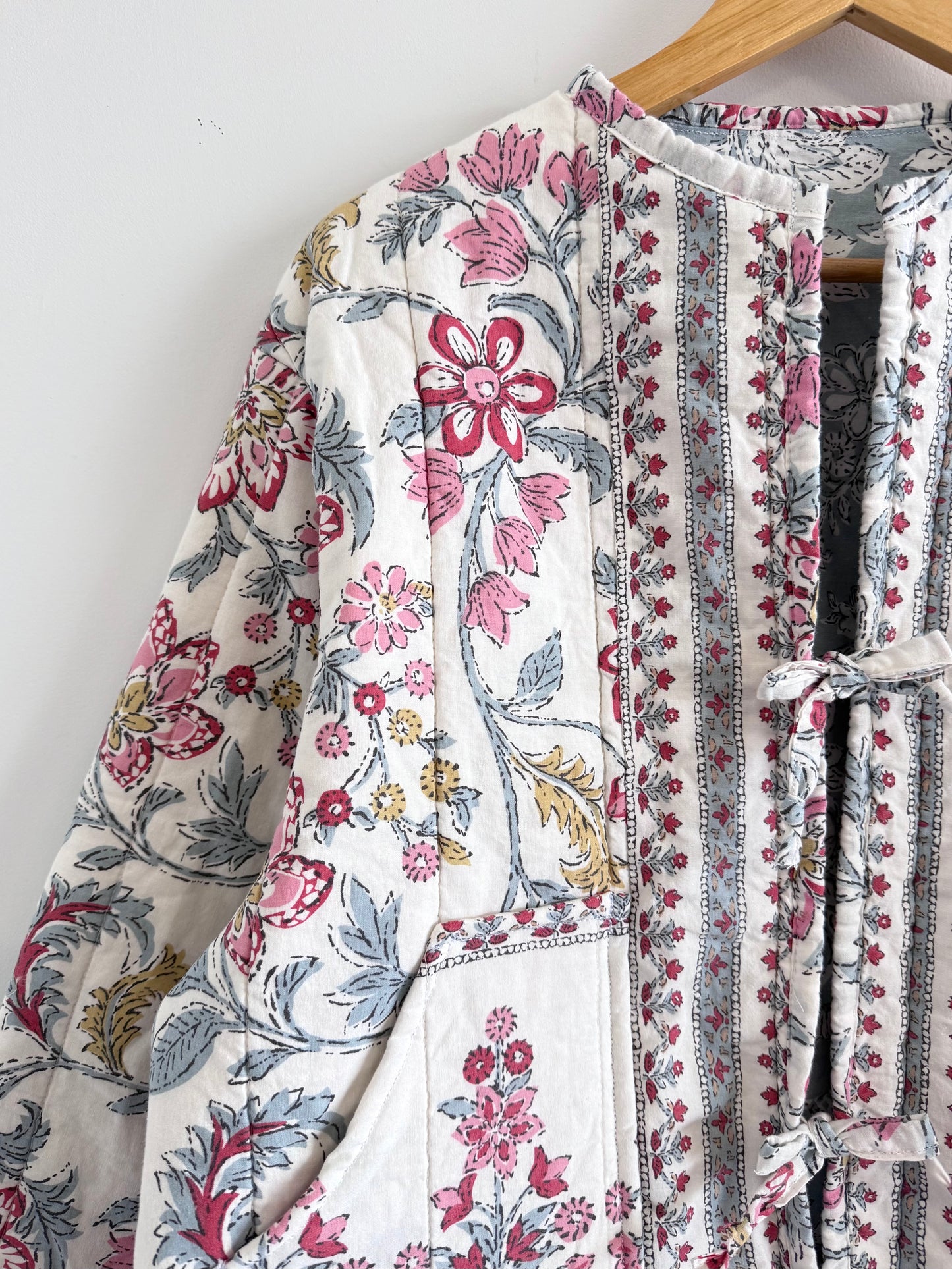 Quilt Tie Jacket - S