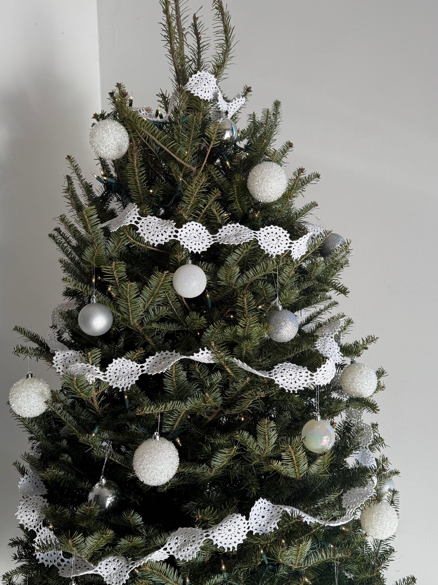 Snowflake Crochet Garland - 3 Strands