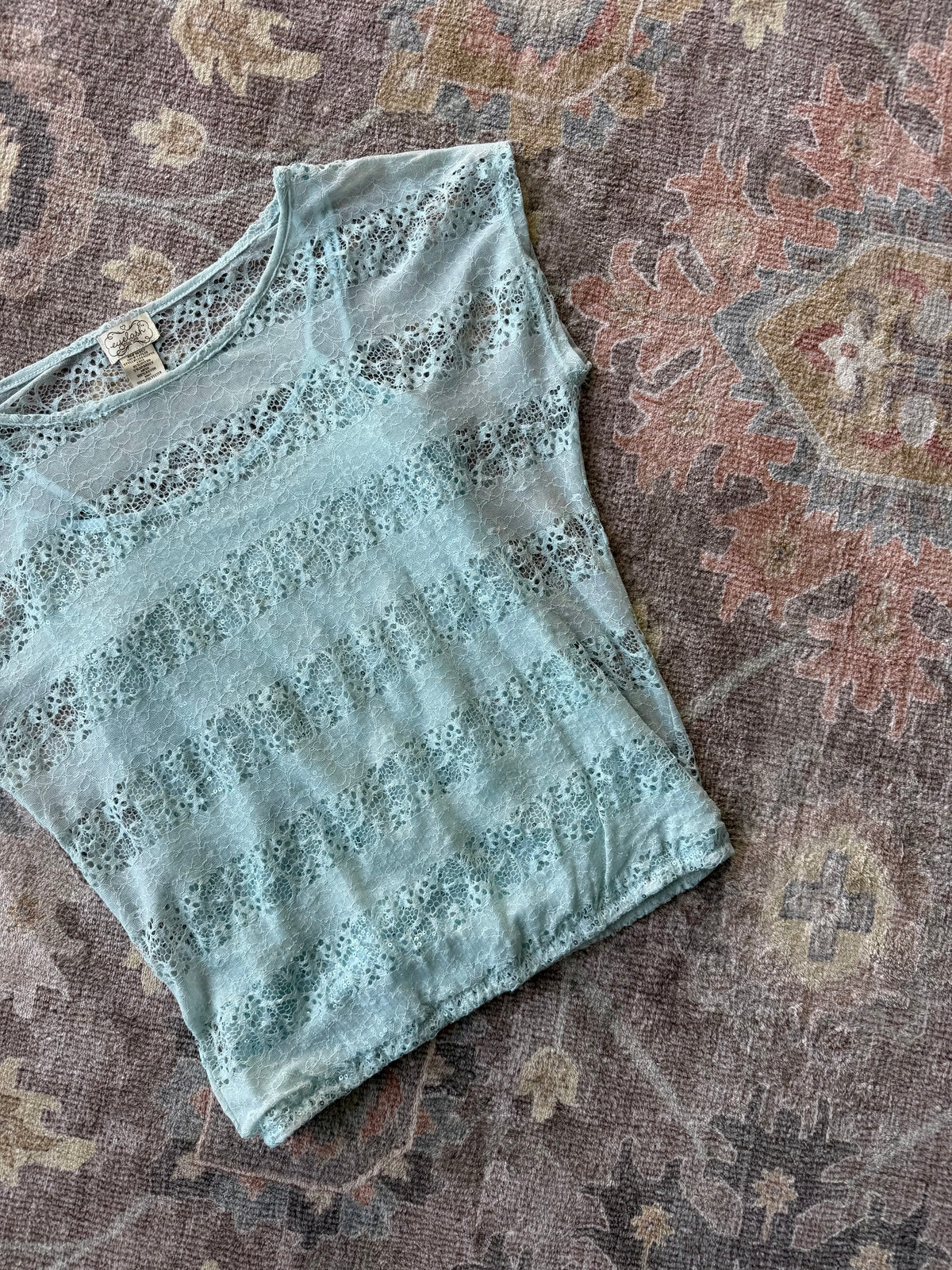 Sheer Lace Top - S