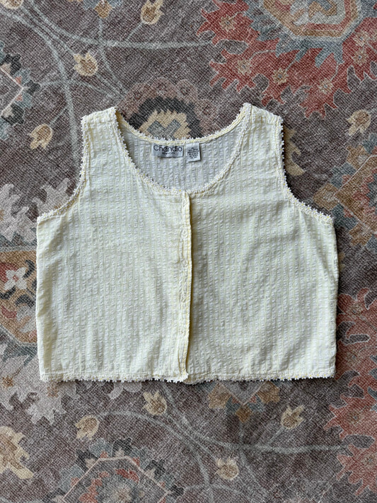 Striped Flower Tank - XL