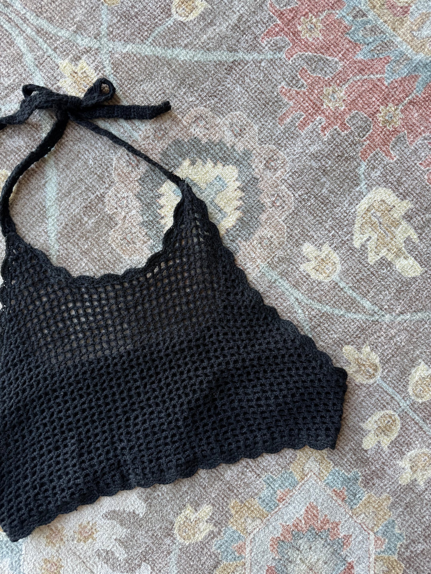 Crochet Halter Top - M